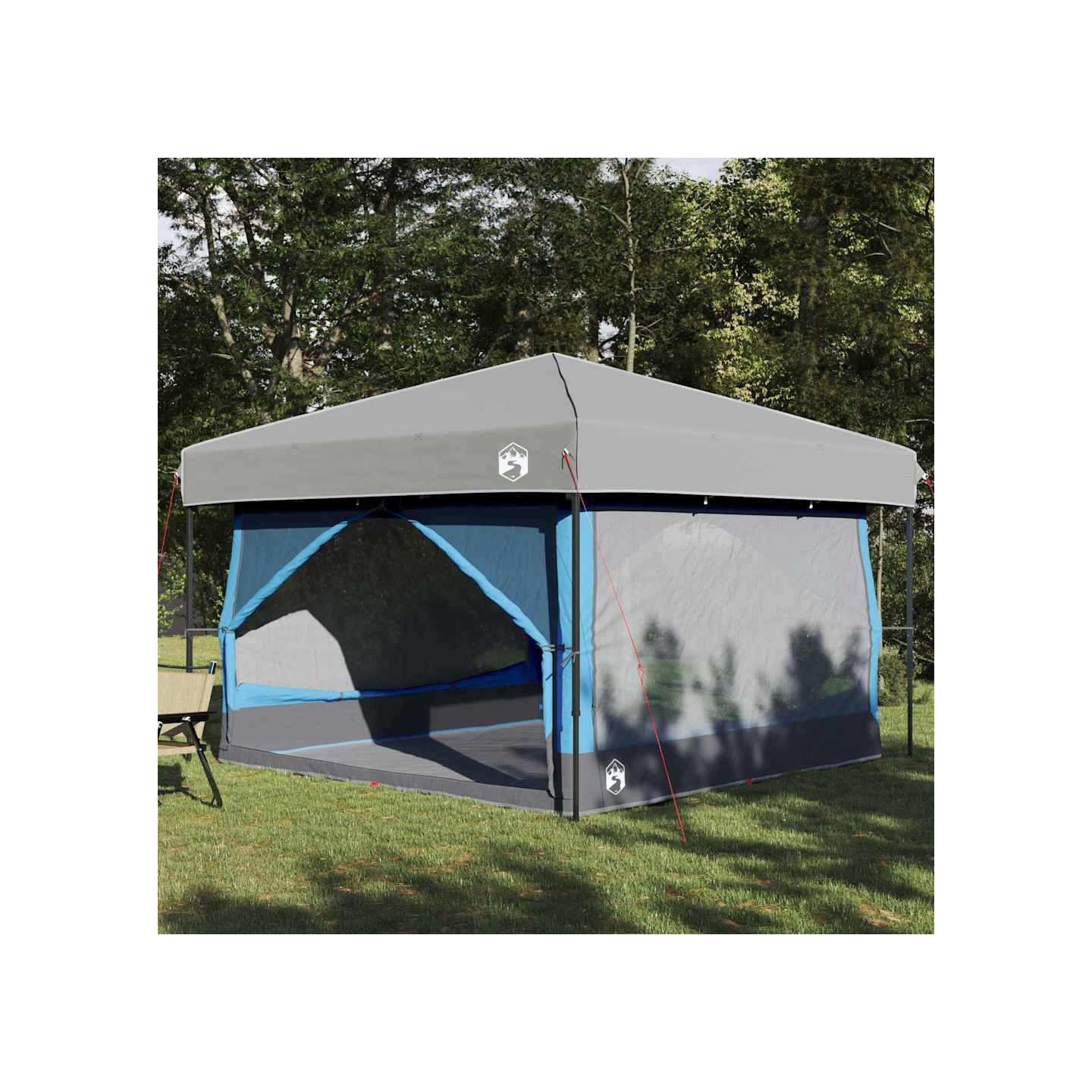 Tente intérieure 7 personnes 7 personne Bleu et gris