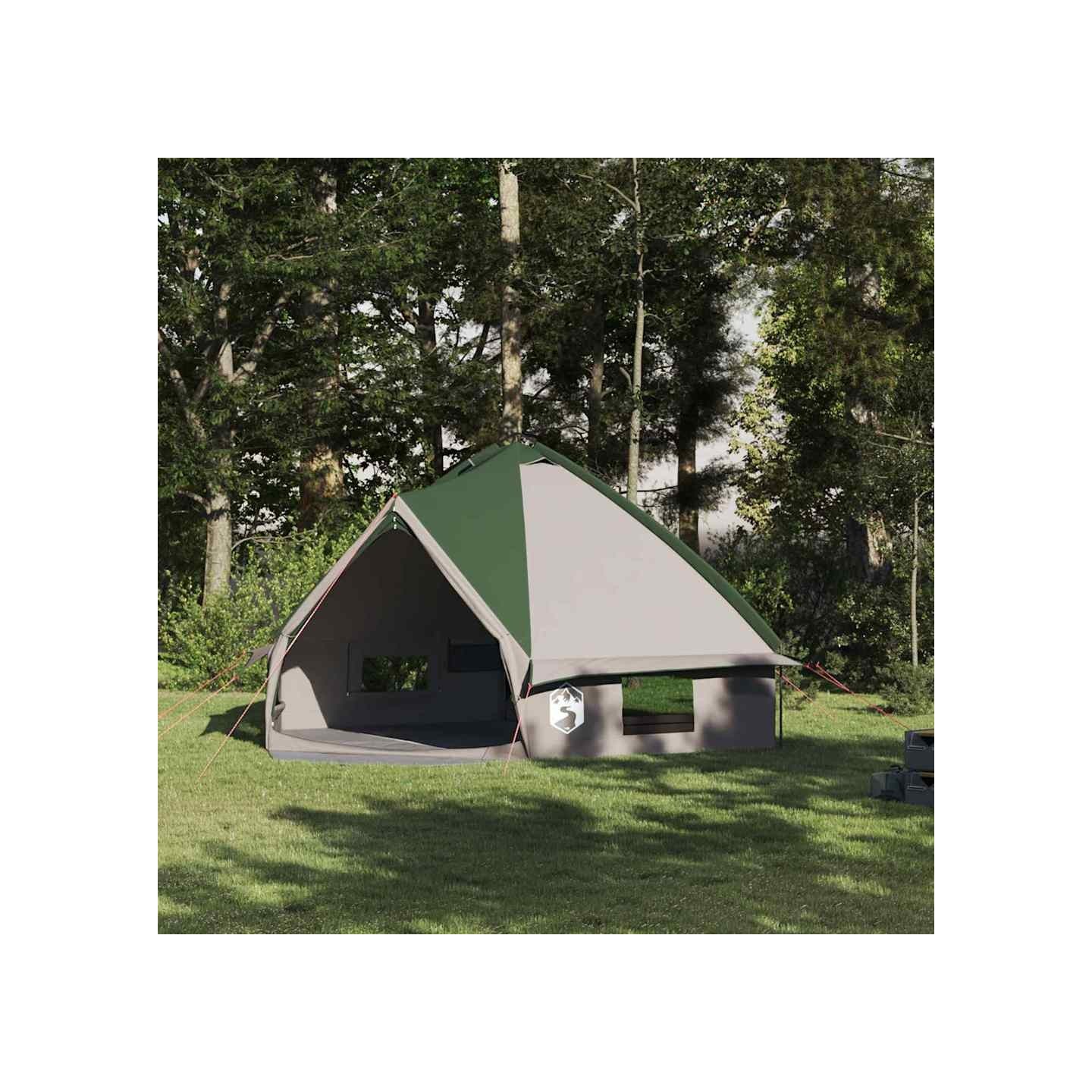 Tente Teepee pour 8 personnes 8 personne Vert et blanc