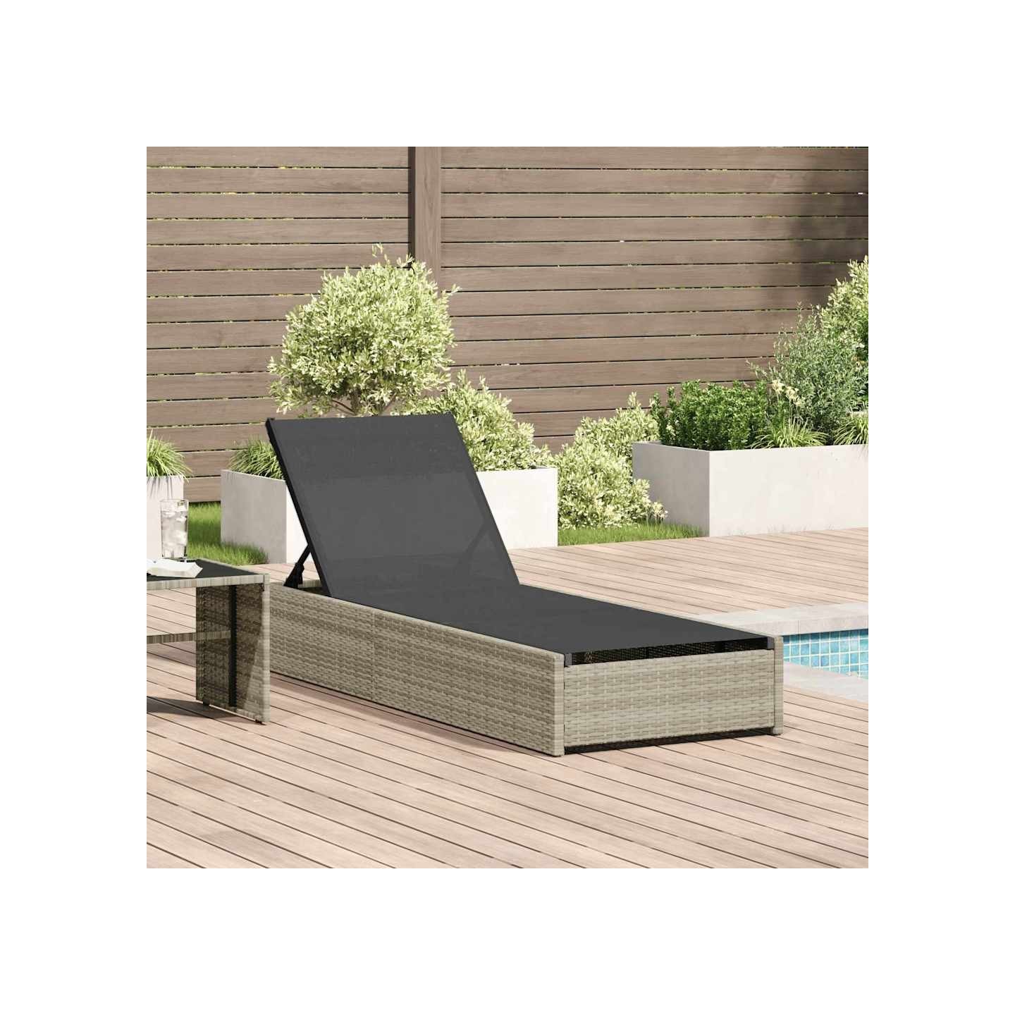 Transat Beige 200,5 x 70 x 75 cm polyrotin