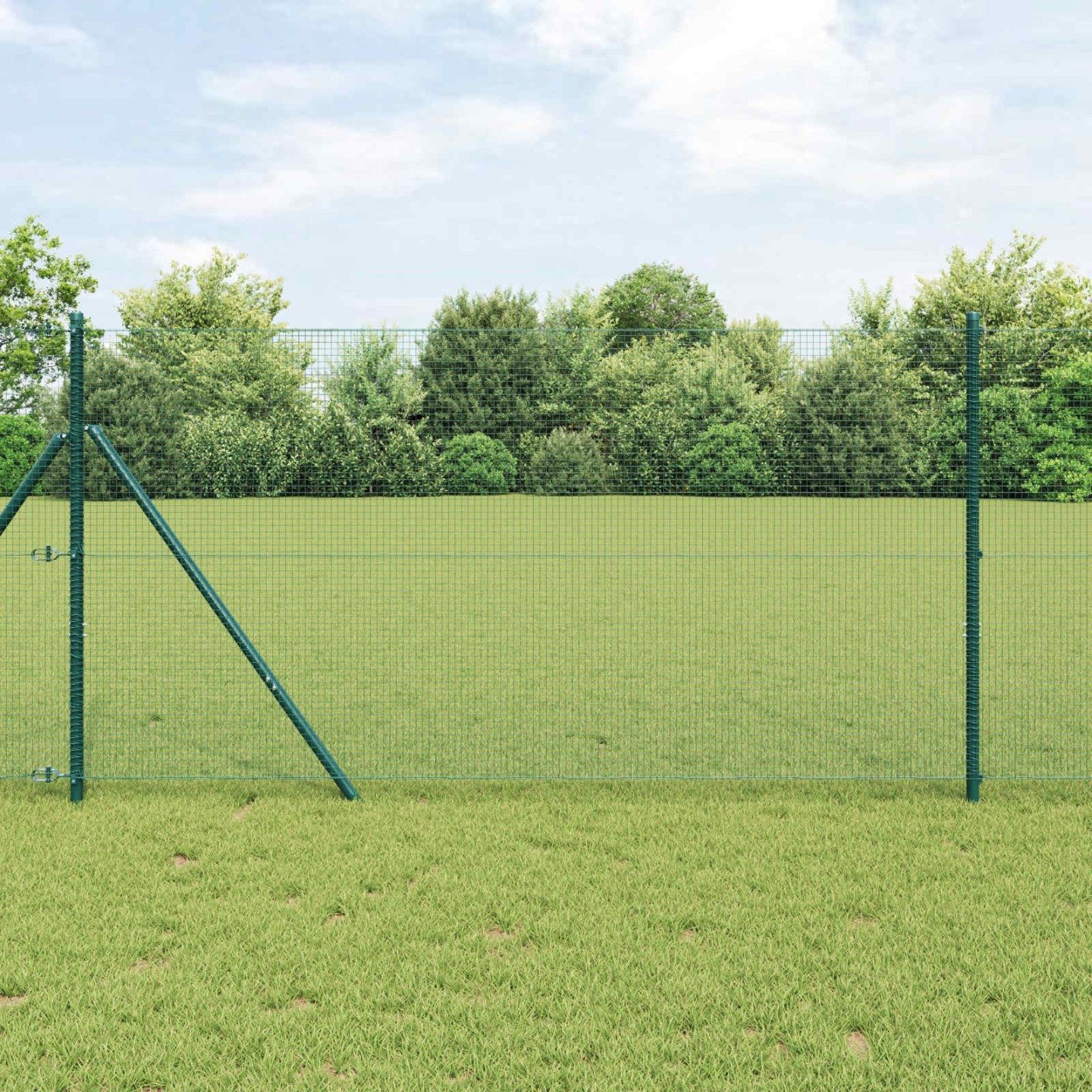 Clôture en fil soudé 2500 x 120 cm Vert