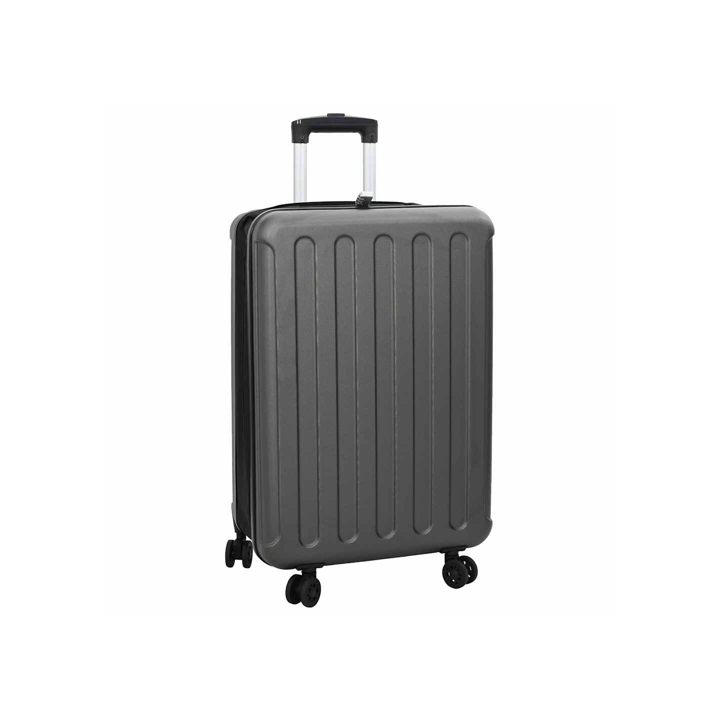 Valise avec verrouillage Gris foncé 43 x 27 x 66 cm Plastic ABS