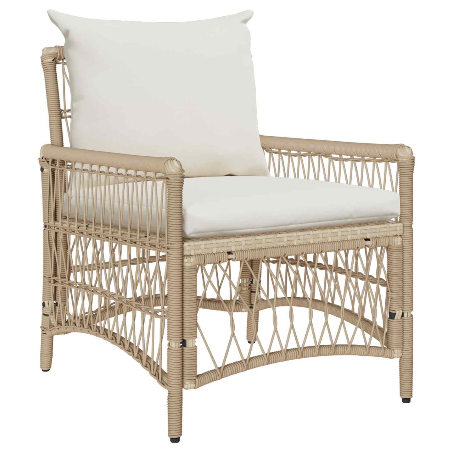 Chaise de jardin Beige polyrotin