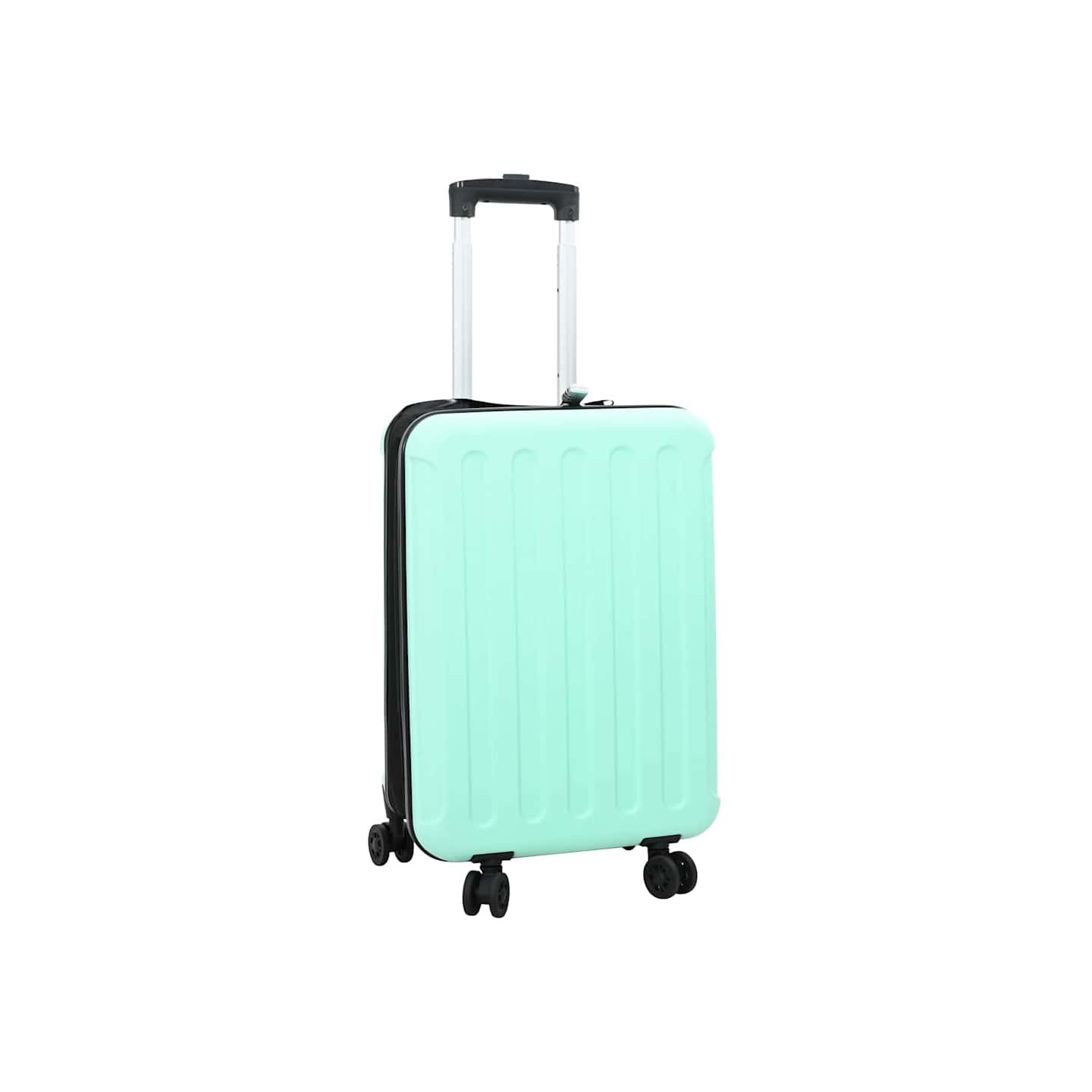 Valise Vert menthe 34 x 23 x 55.5 cm Plastic ABS