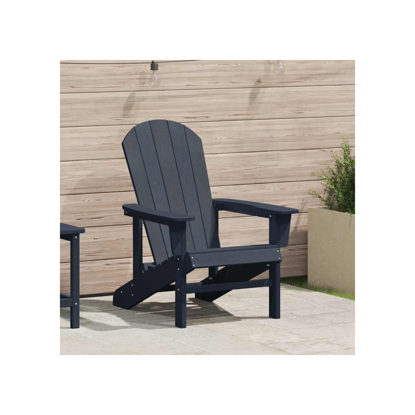 Chaise Adirondack Bleu marine HDPE