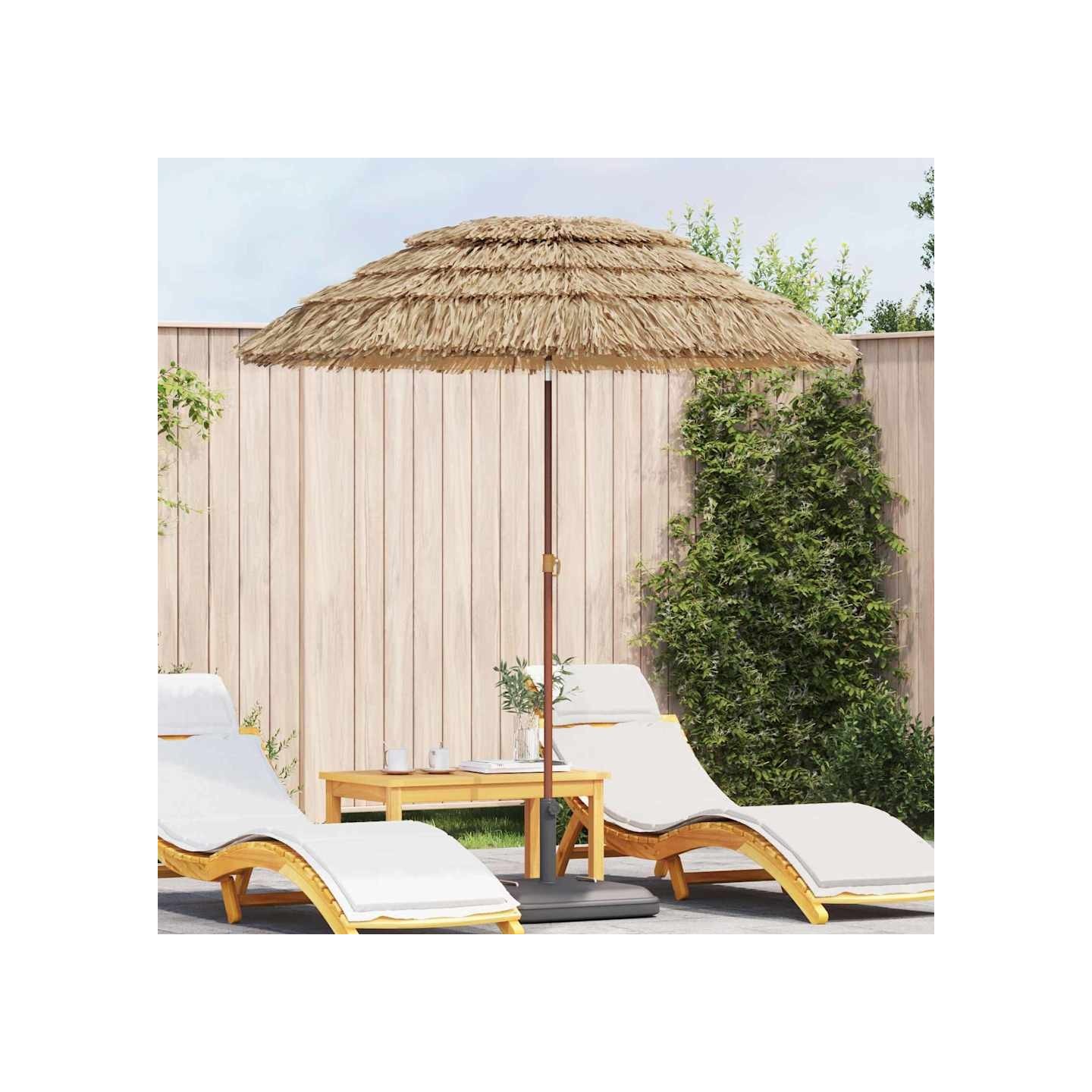 Parasol de jardin 160 x 160 x 196 cm Polypropylène et Polyester