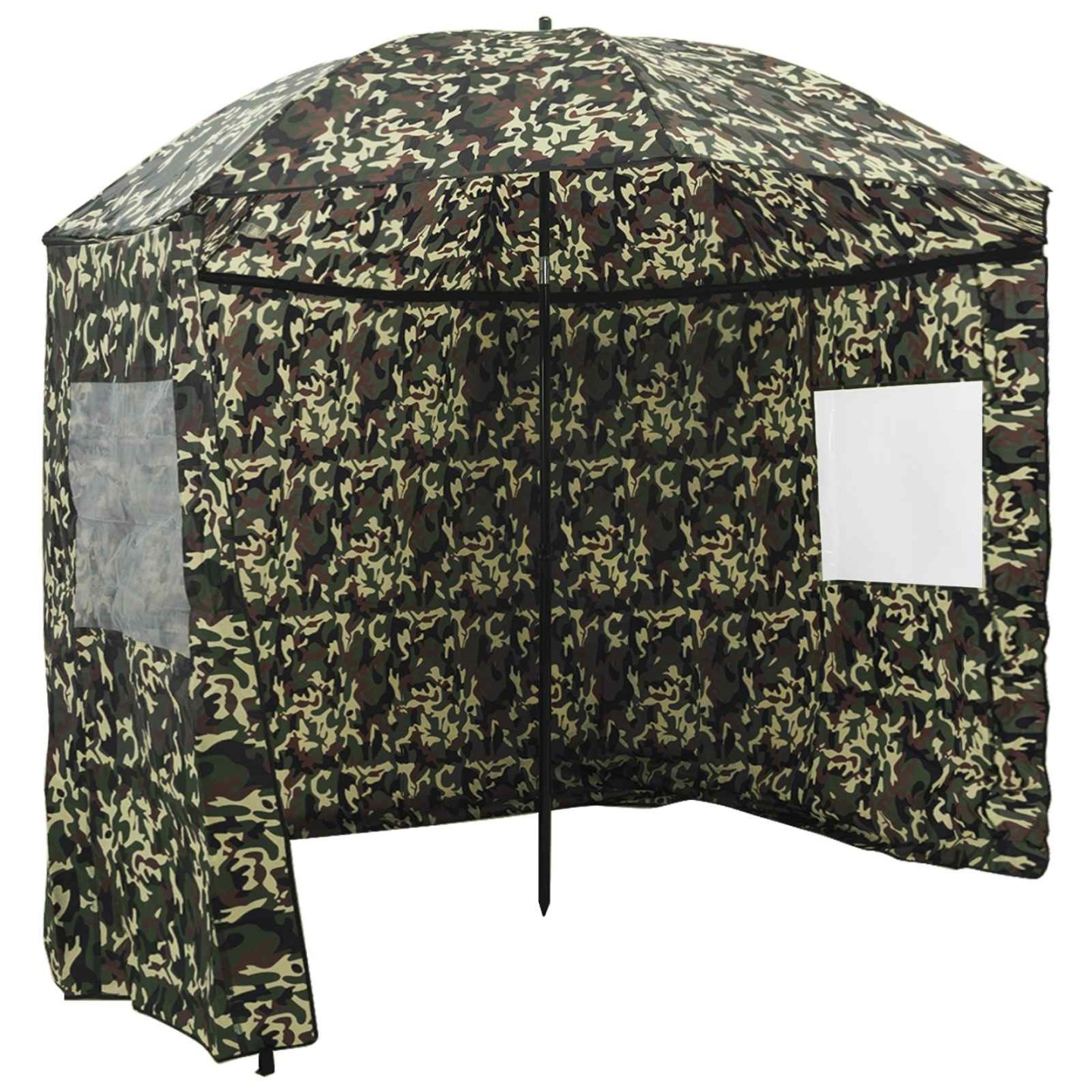 Umbrella de pêche 228 x 204 cm Polyester Oxford Camouflage