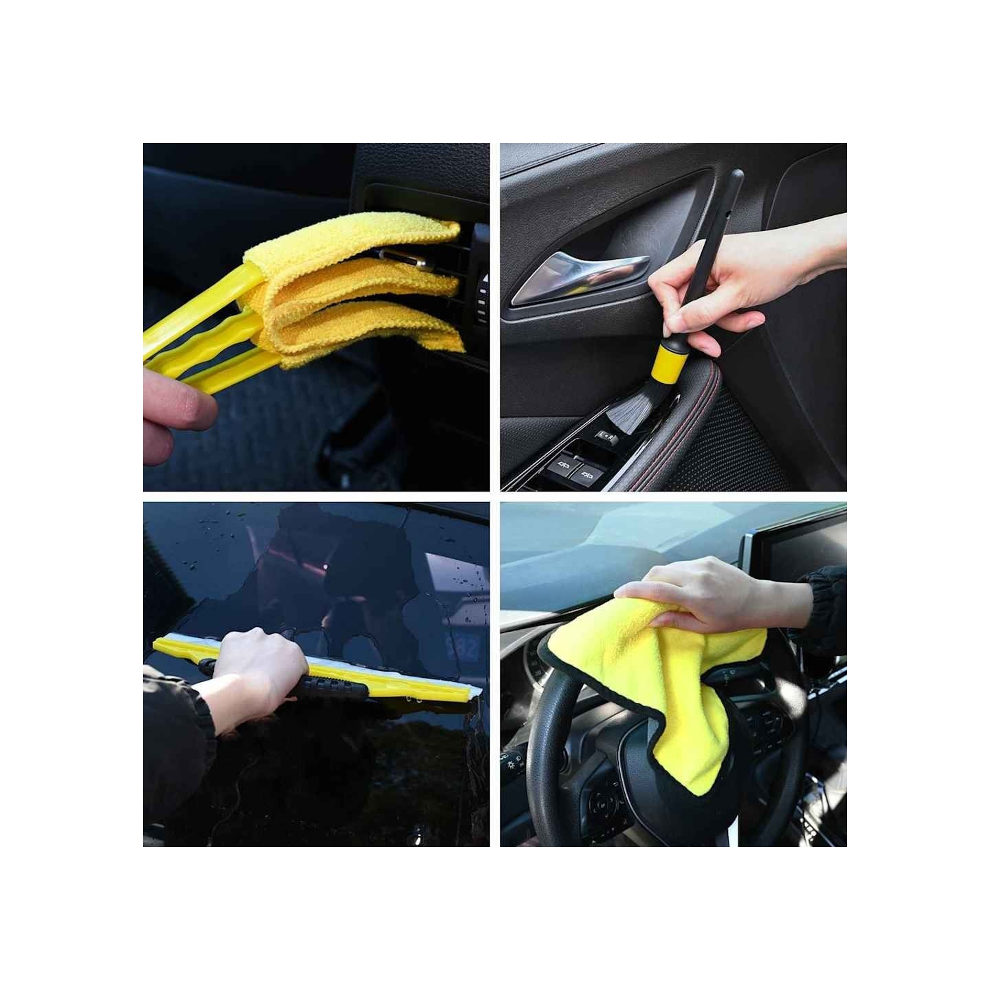 Set de brosses pour voiture Multicolore polyrotin