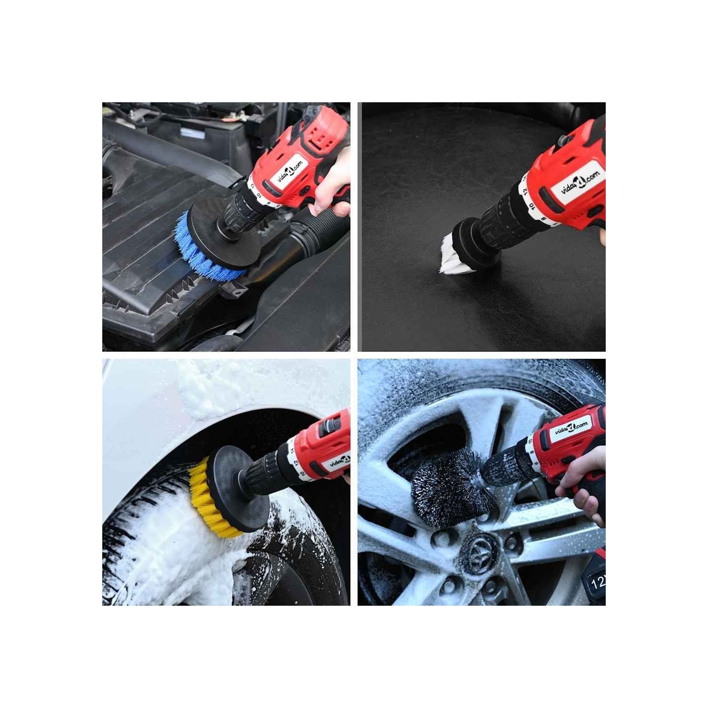 Set de brosses pour voiture Multicolore polyrotin