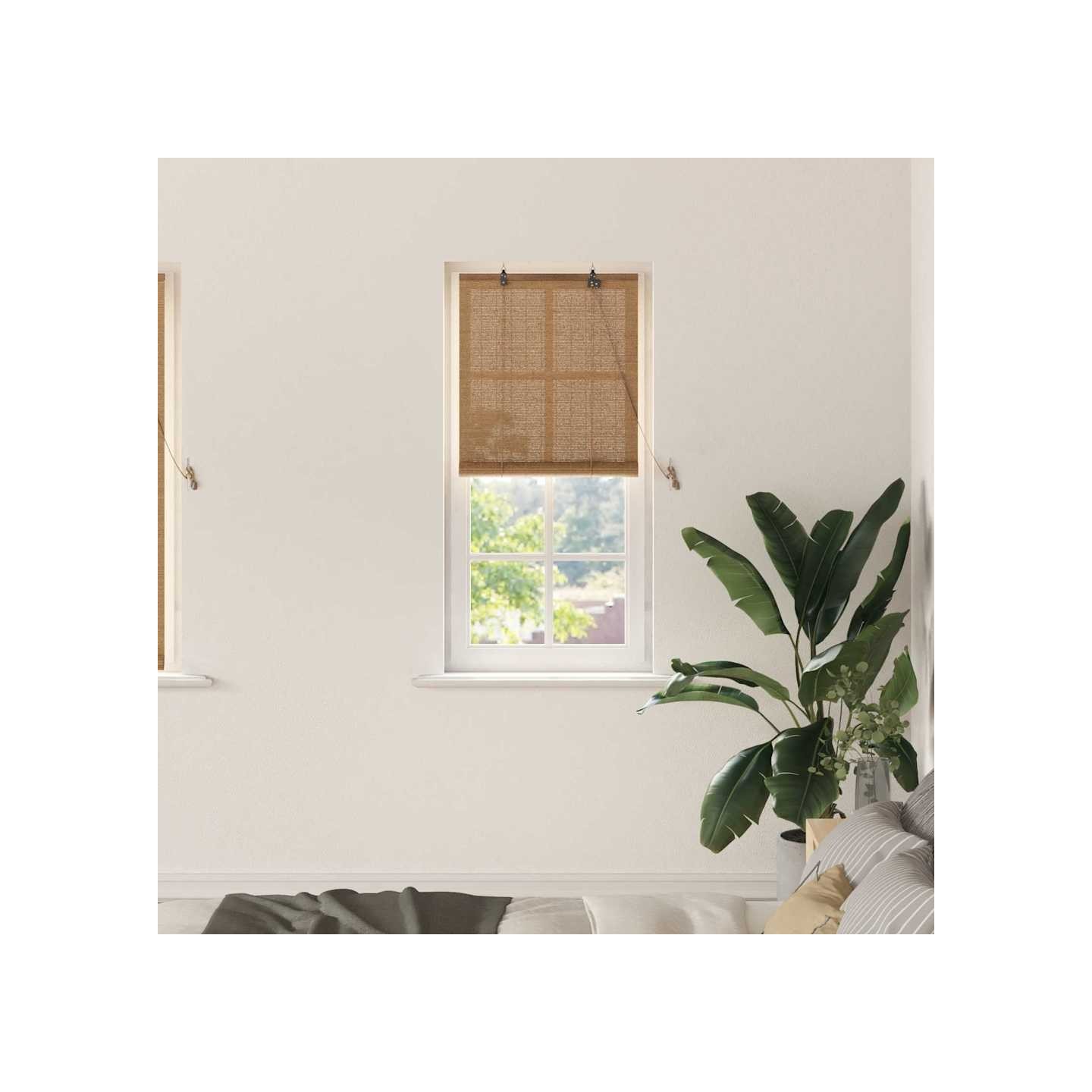Store enrouleur Marron 60 x 160 cm Bambou