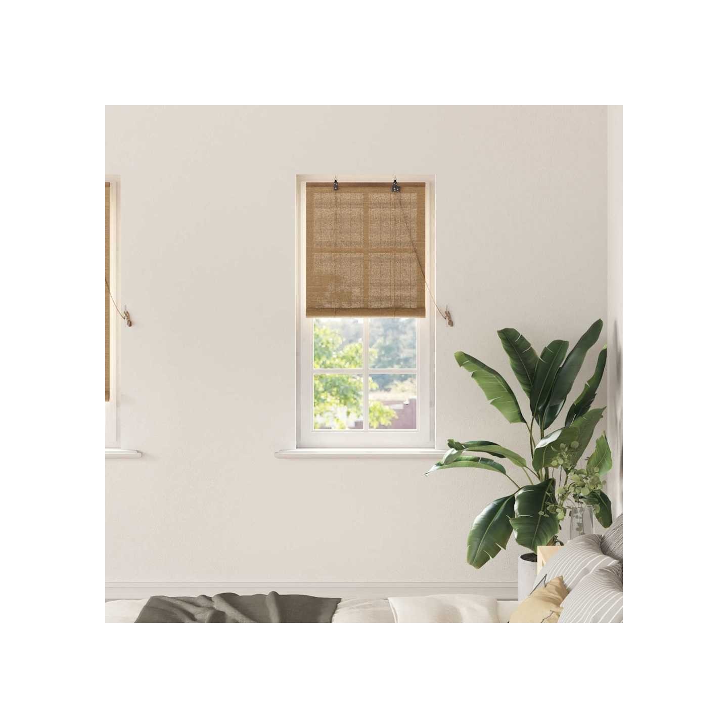 Store enrouleur Marron 60 x 220 cm Bambou