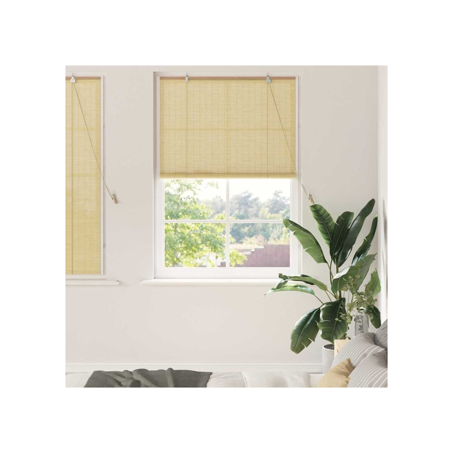 Store enrouleur Nature 100 x 160 cm Bambou