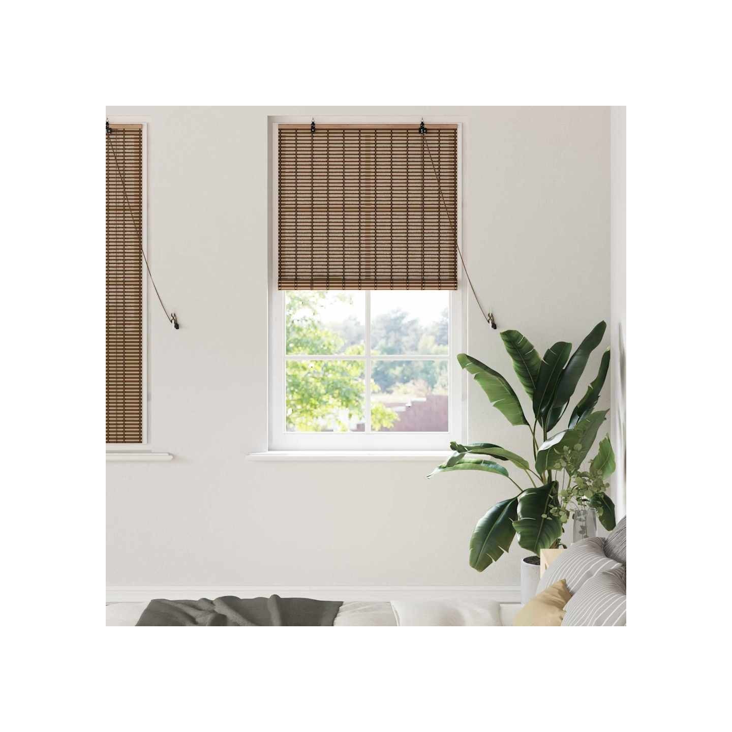 Store enrouleur Marron 90 x 160 cm Bambou
