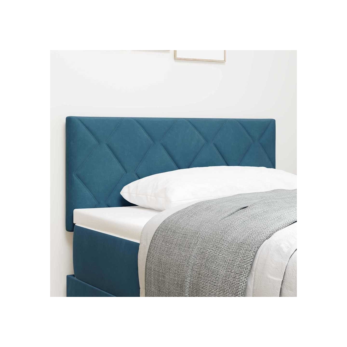Tête de lit Bleu foncé 100 cm Velours