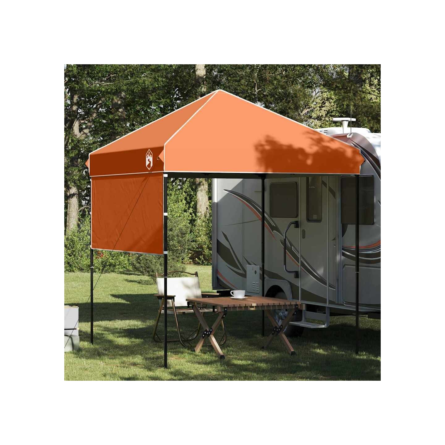 Tente à abri 194 x 194 x 251 cm Orange Tissu