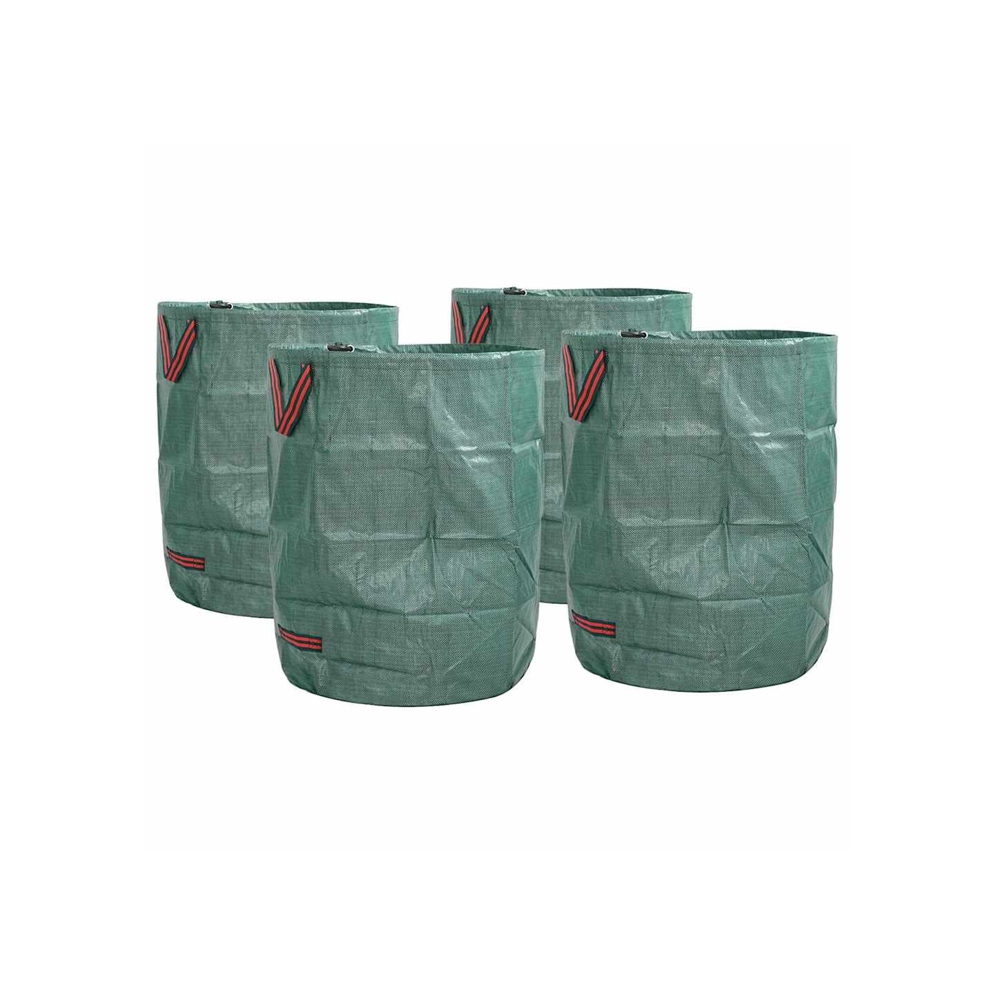Sacs à Déchets de Jardin 4 pc 300 l Vert Polypropylène