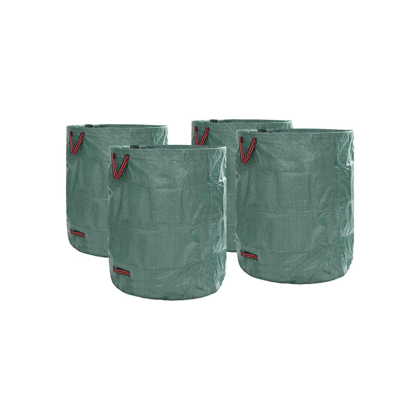 Sacs à Déchets de Jardin 4 pc 500 l Vert Polypropylène
