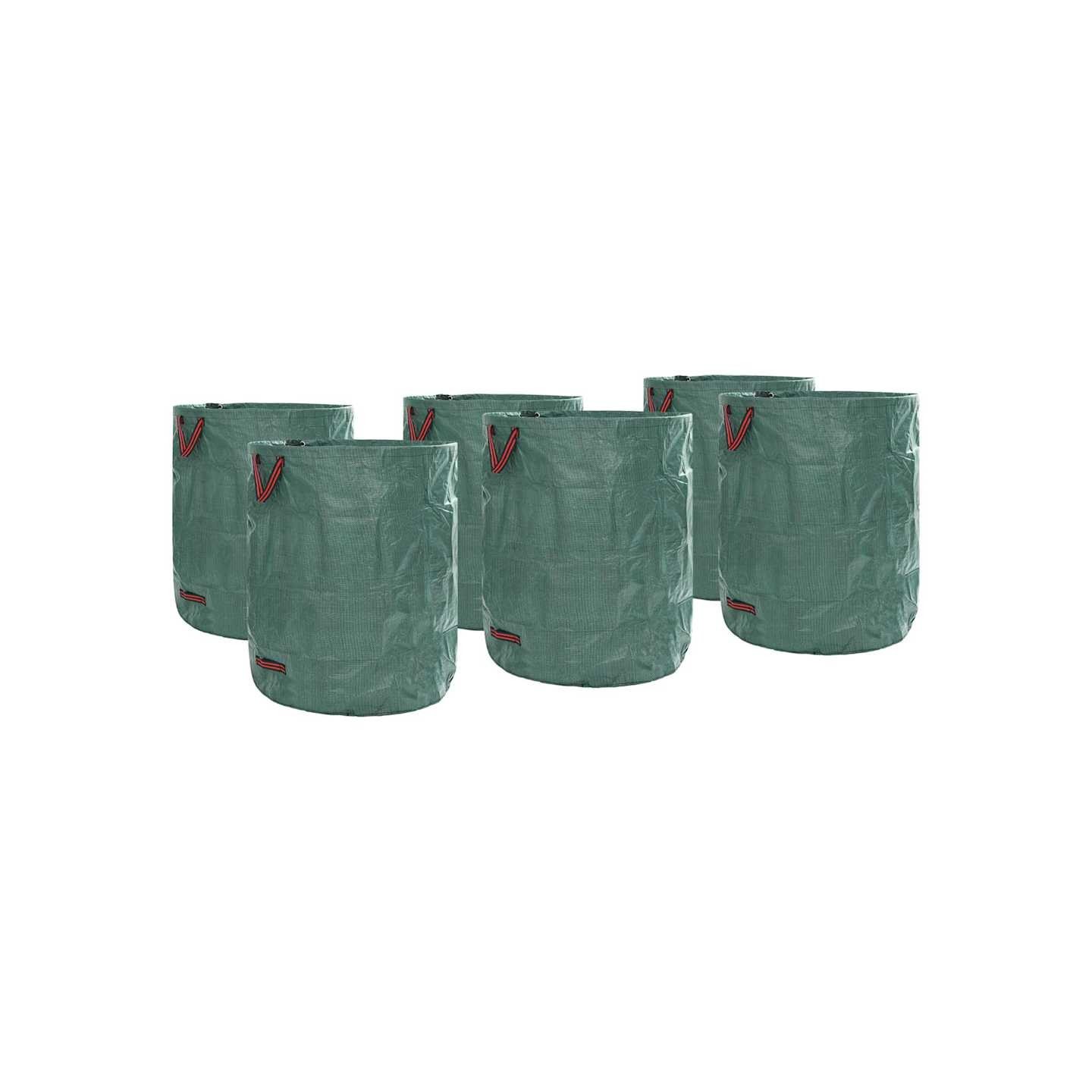 Sacs à Déchets de Jardin 12 pc 500 l Vert Polypropylène