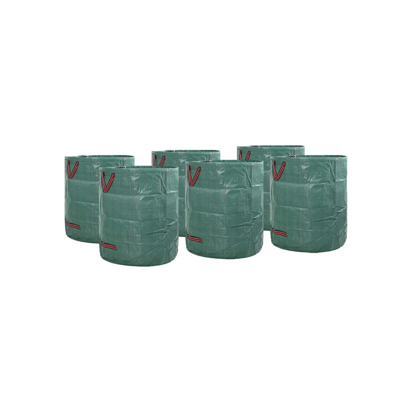 Sacs à Déchets de Jardin 12 pc 272 l Vert Polypropylène