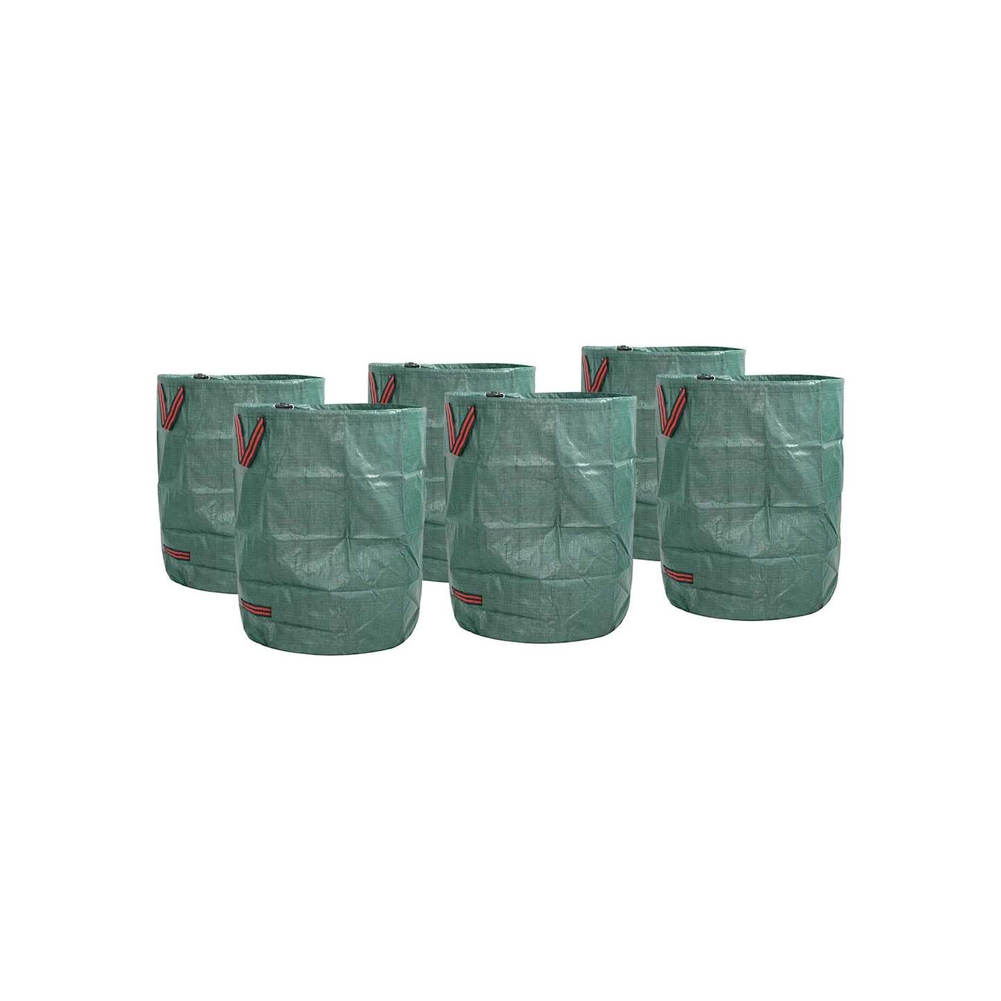 Sacs à Déchets de Jardin 12 pc 300 l Vert Polypropylène