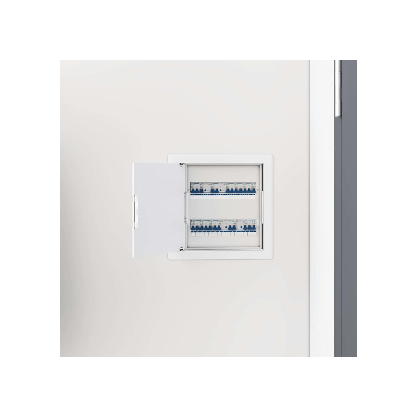Panneaux d'Accès 2 pc Blanc 20 x 20 cm Plastic ABS