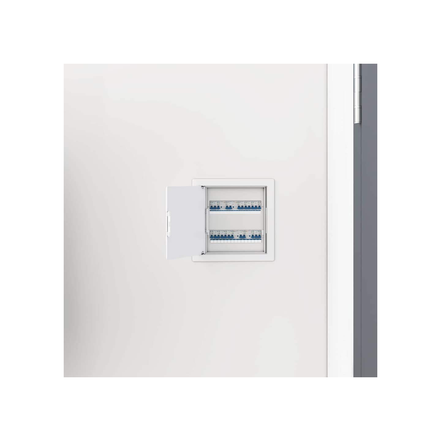 Panneaux d'Accès 2 pc Blanc 15 x 15 cm Plastic ABS