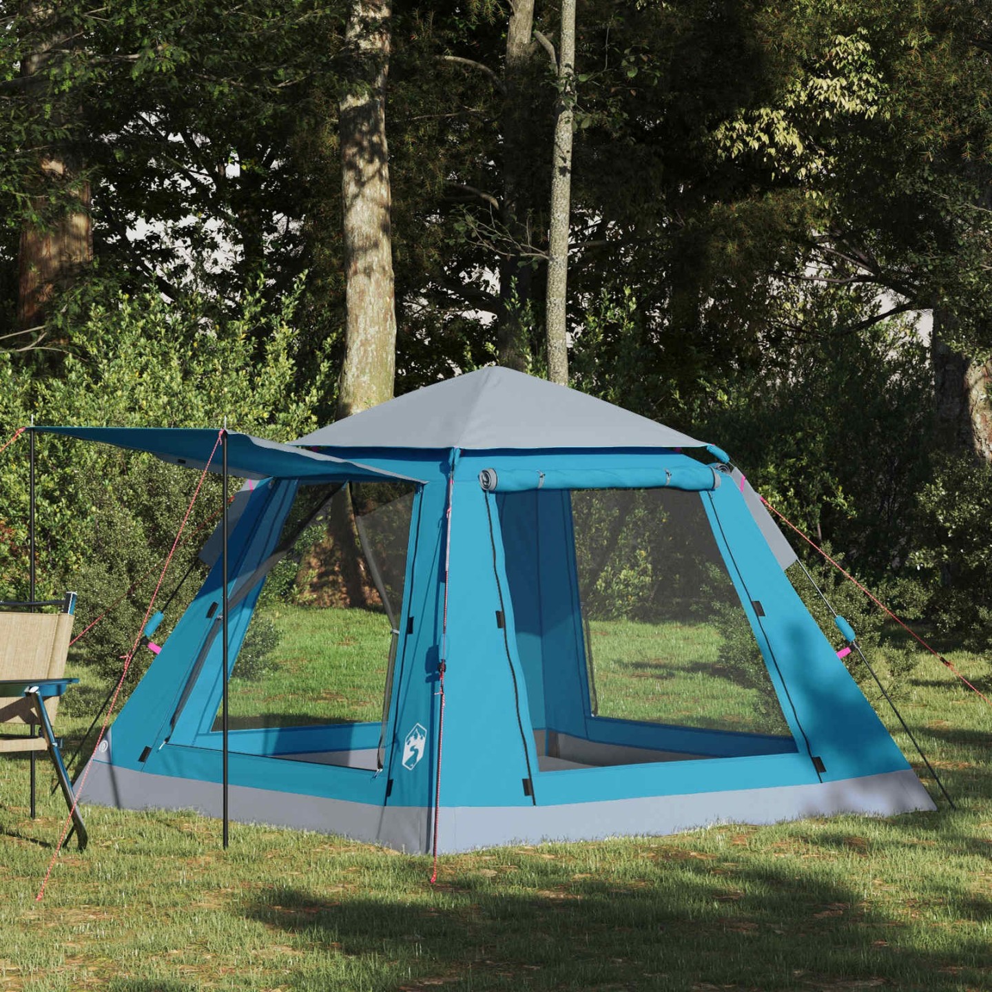 3 personne Bleu Polyester 185T