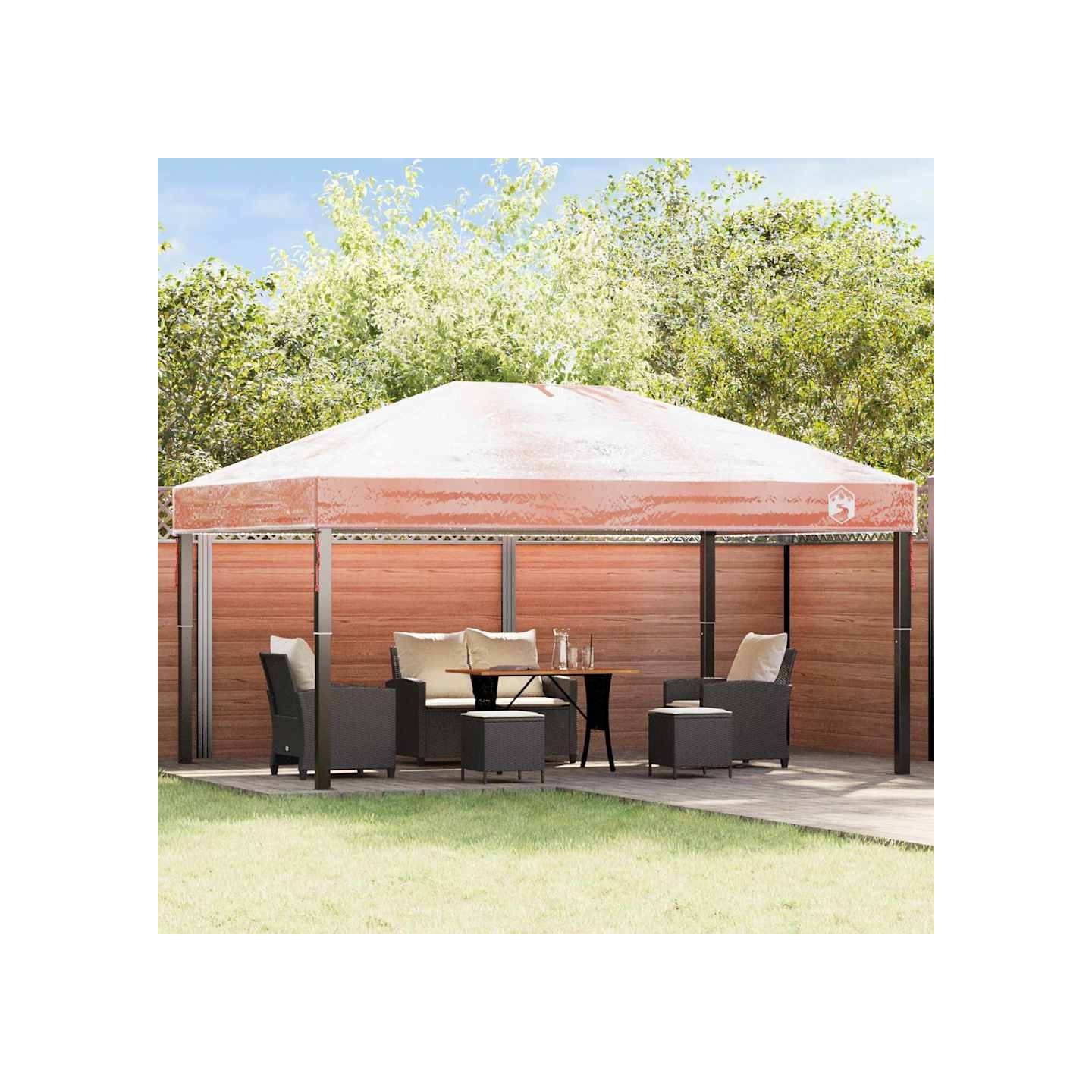 Remplacement de housse de gazebo 400 x 300 x 32 cm Transparent