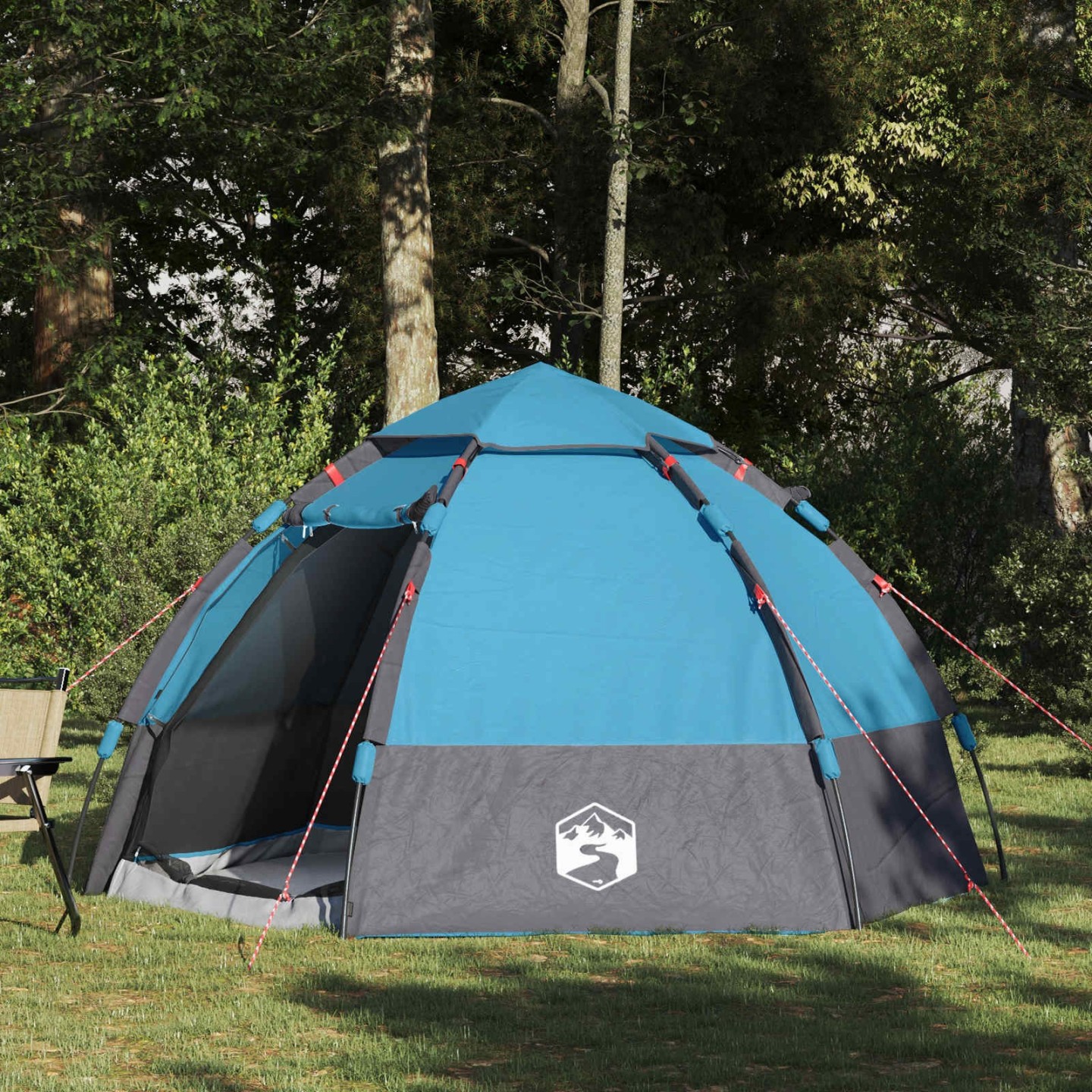 4 personne Bleu Polyester 185T