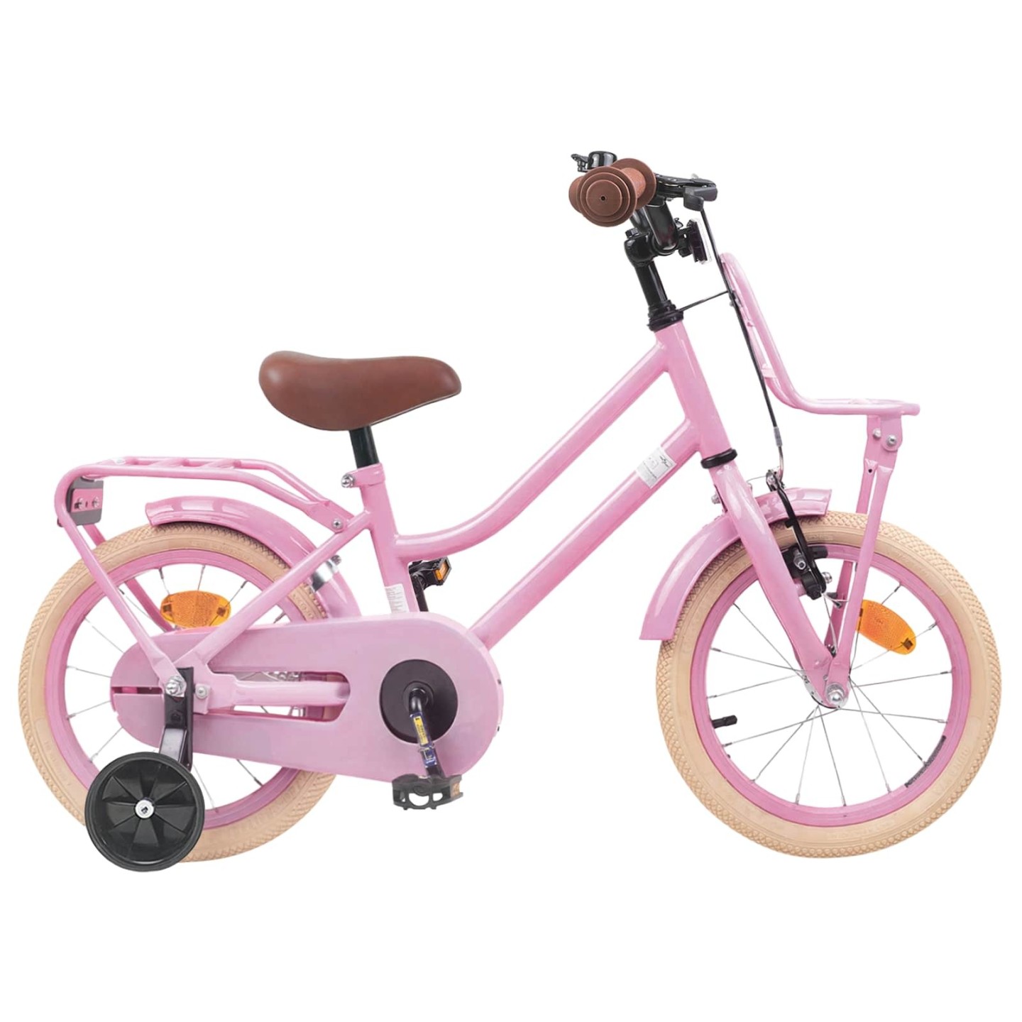 Vélo pour Enfants 14 Pouces for kids aged 3 to 5 Rose clair
