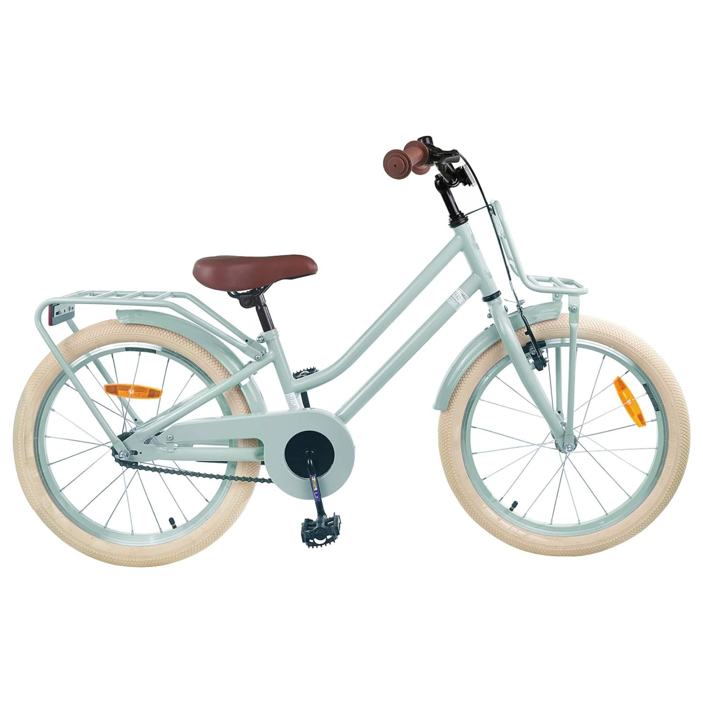 Vélo pour Enfants 18 Pouces for 5-7 Years Old Vert clair
