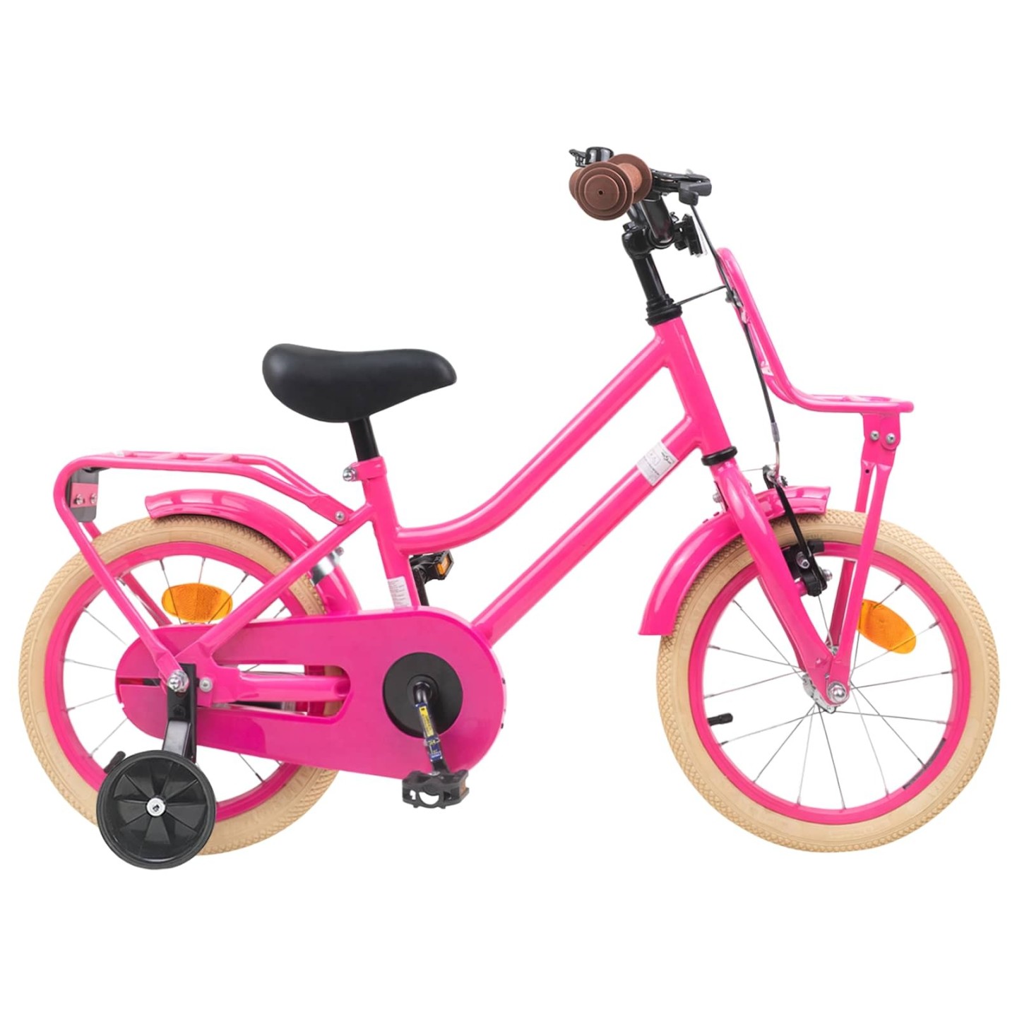 Vélo pour Enfants 12 Pouces for 2-4 Years Old Rose foncé
