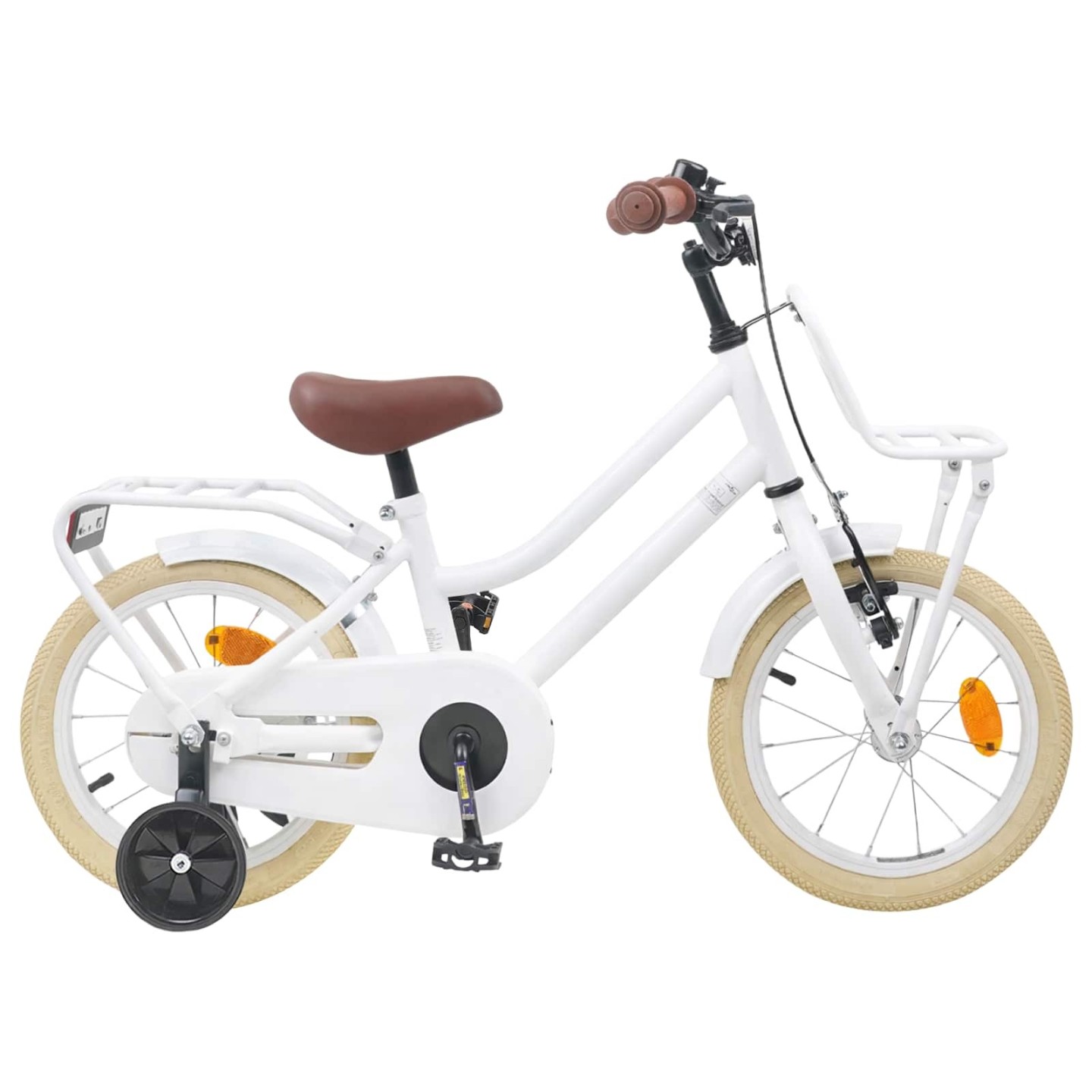 Vélo pour Enfants 16 Pouces for 4-6 Years Old Blanc