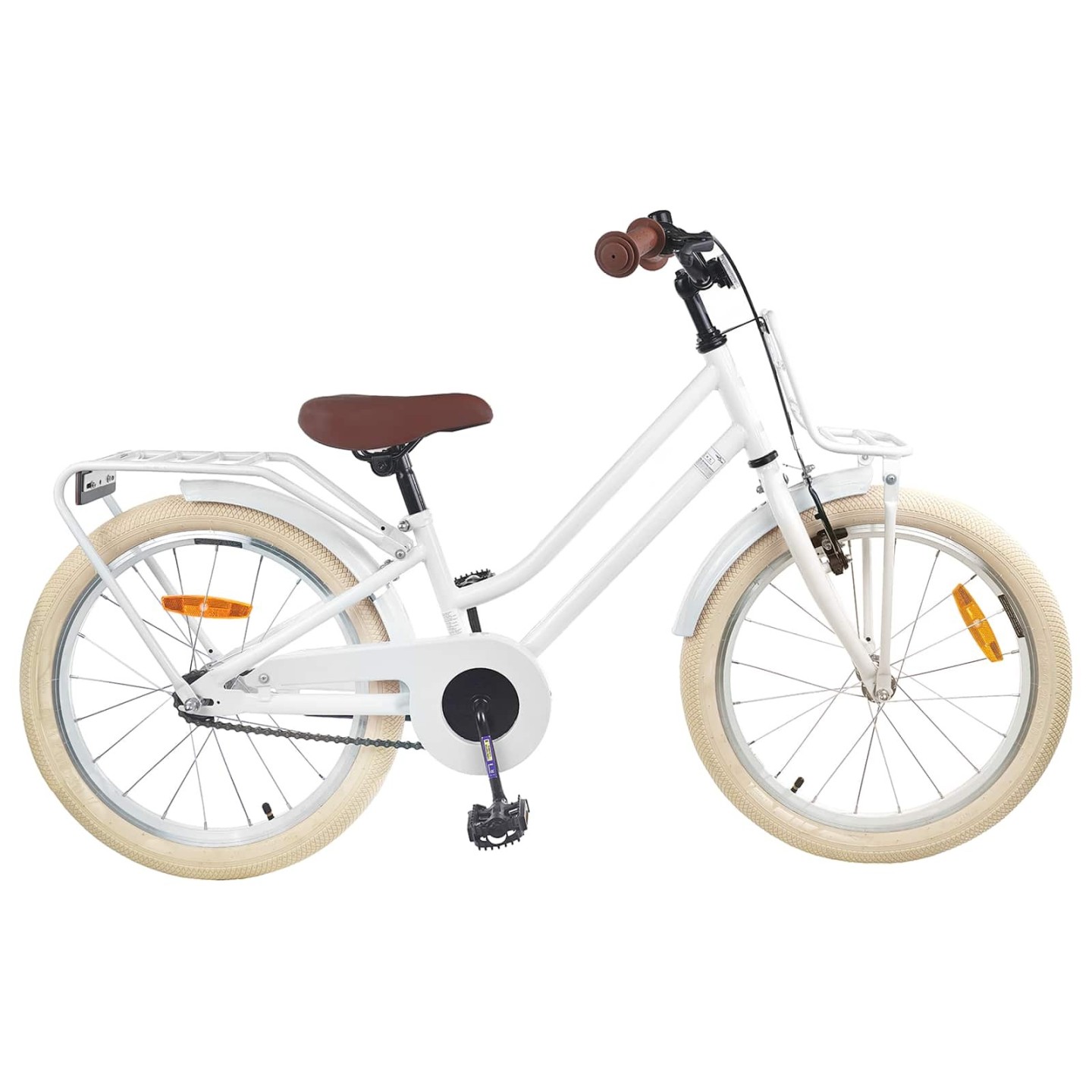 Vélo pour Enfants 18 Pouces for 5-7 Years Old Blanc
