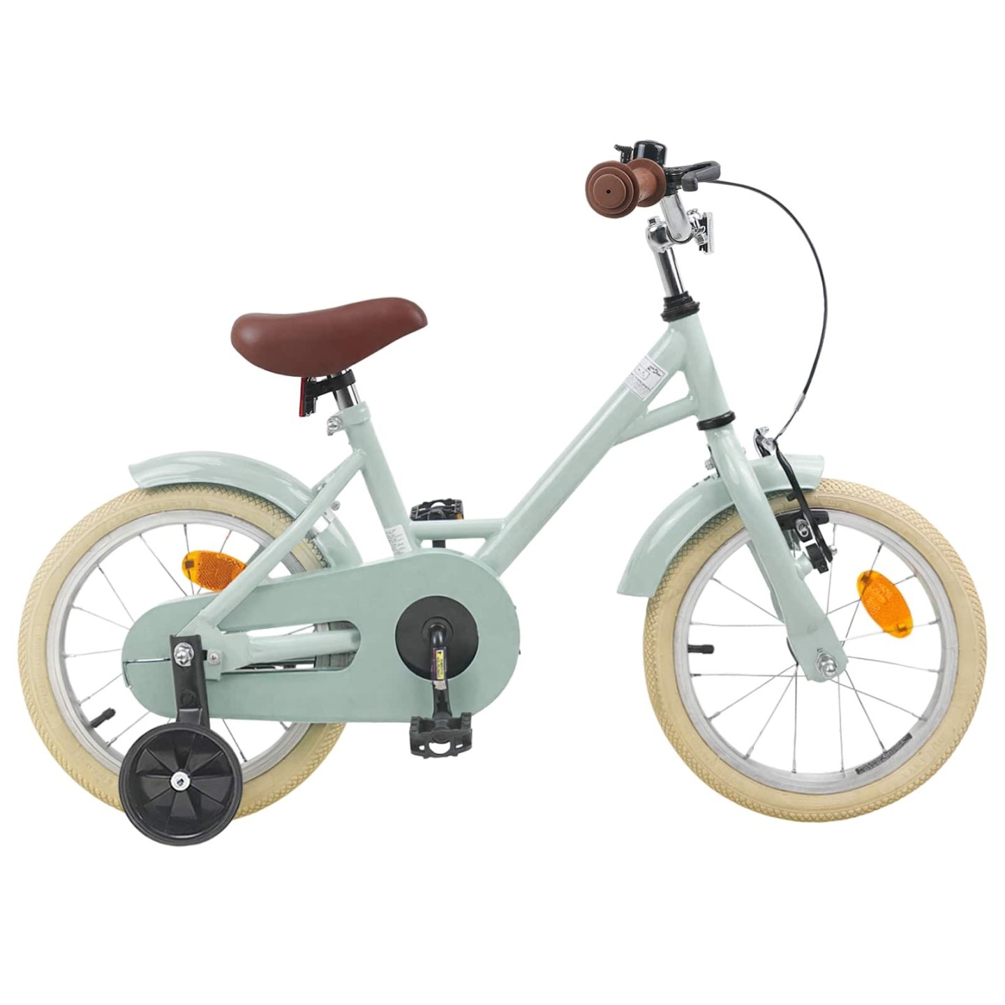 Vélo pour Enfants 16 Pouces pour 4-6 ans Vert clair