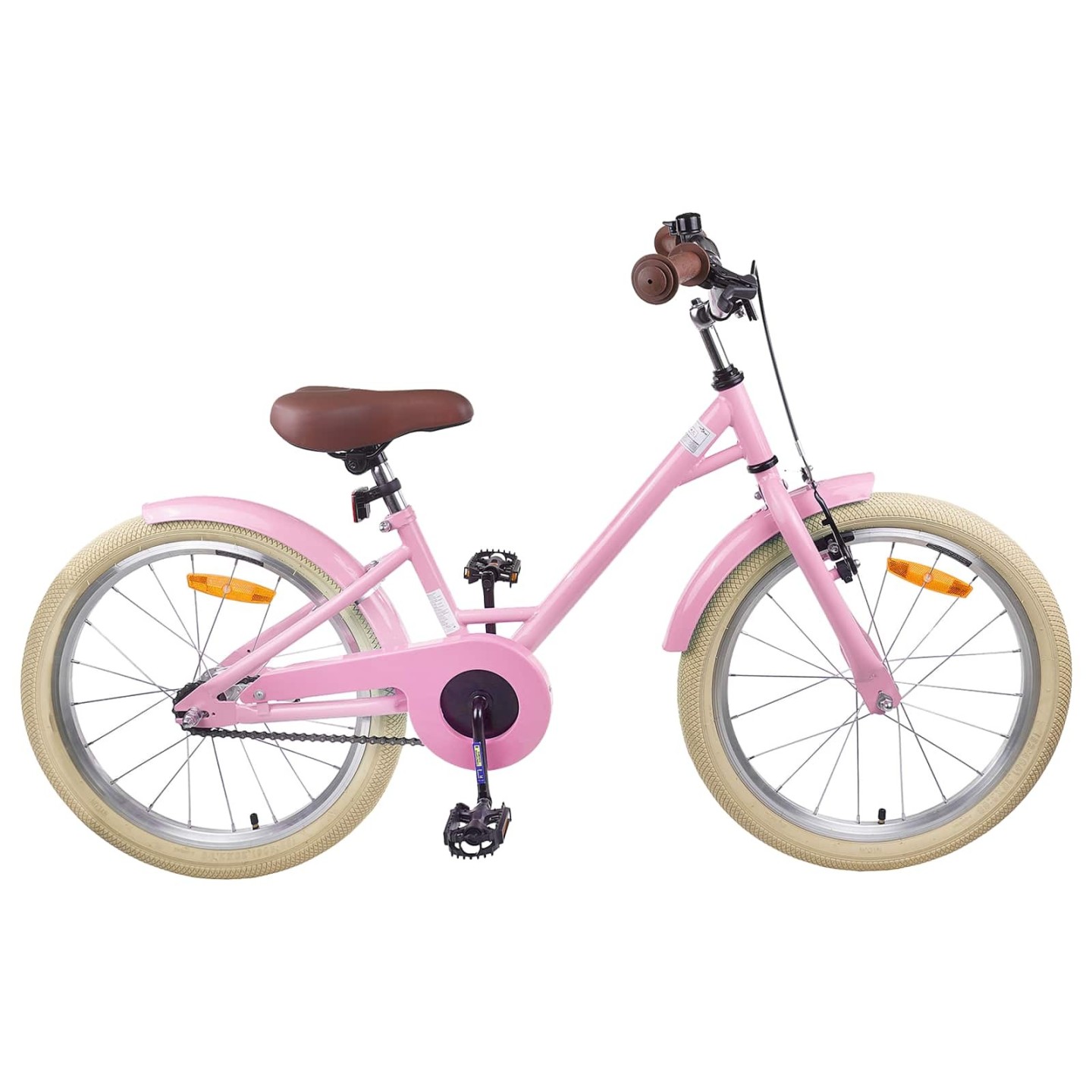 Vélo pour Enfants 18 Pouces pour les 5-7 ans Rose clair