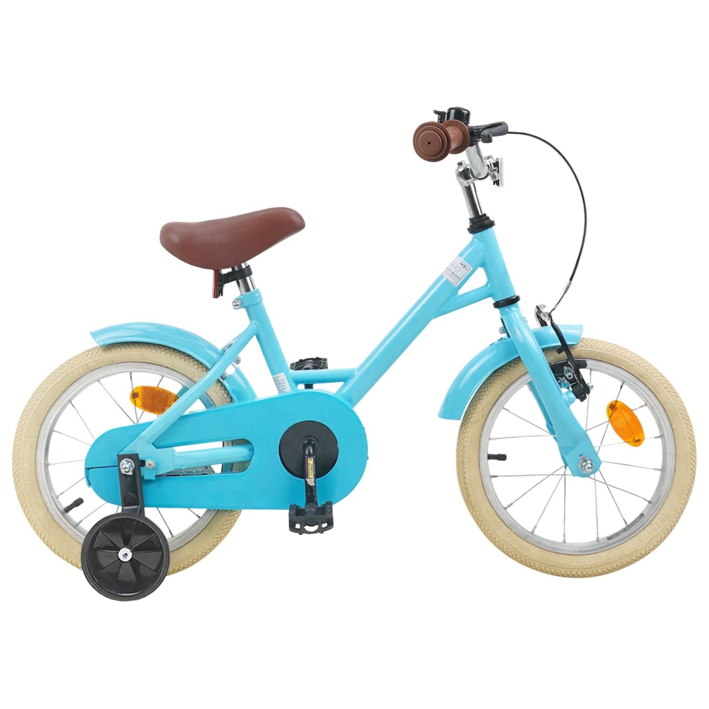 Vélo pour Enfants 14 Pouces pour les 3-5 ans Bleu clair