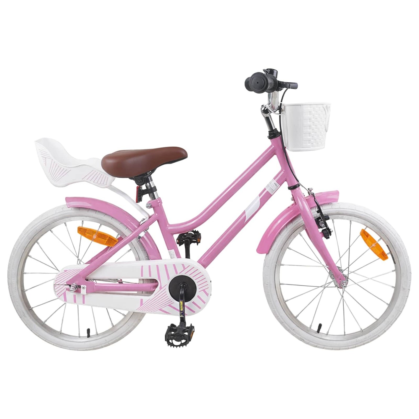 Vélo pour enfants 18 Pouces pour les 5-7 ans Rose clair