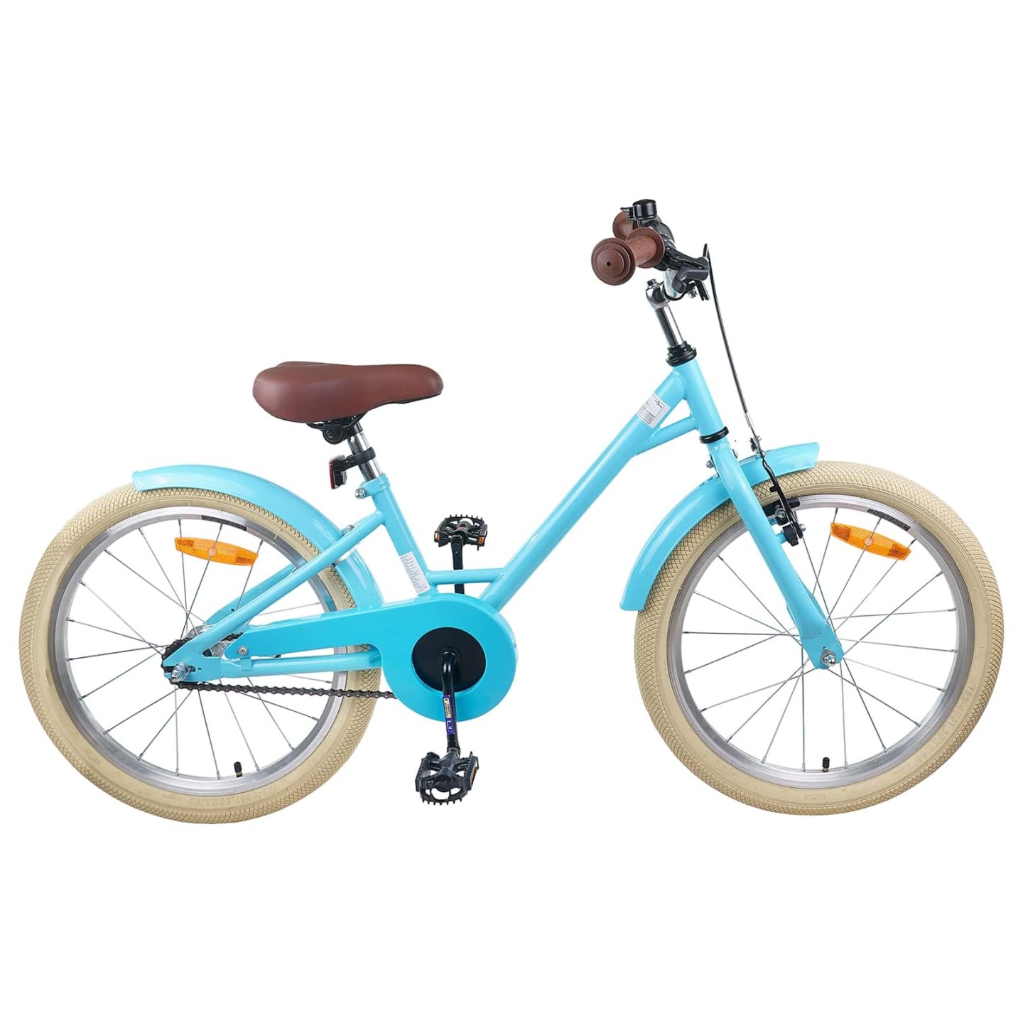 Vélo pour Enfants 18 Pouces pour les 5-7 ans Bleu clair
