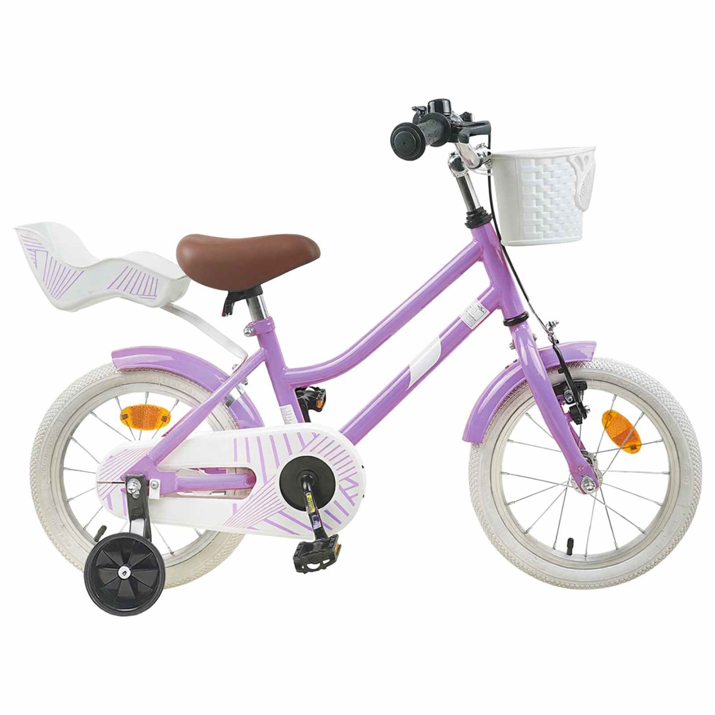 Vélo pour Enfants 16 Pouces pour 4-6 ans Pourpre