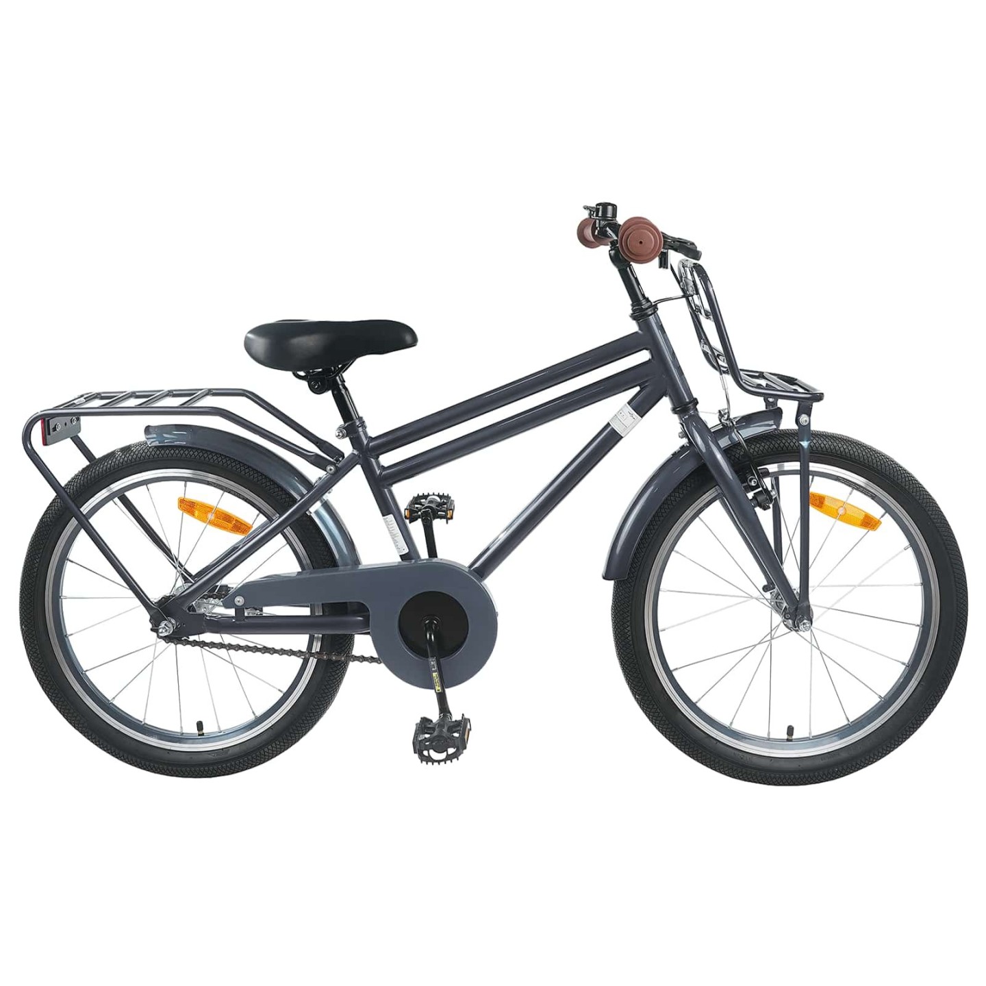 Vélo pour Enfants 22 Pouces for 7-12 Years Old Gris foncé
