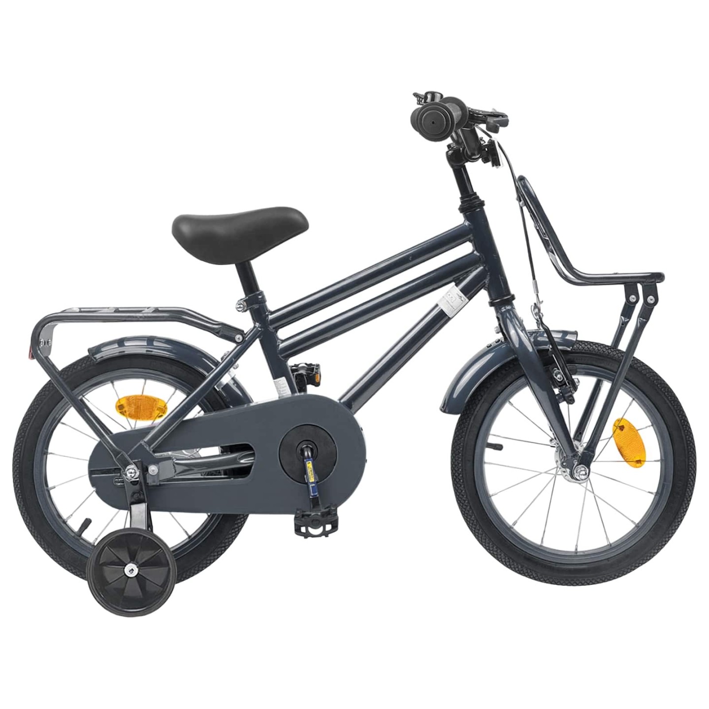 Vélo pour Enfants 14 Pouces for kids aged 3 to 5 Gris foncé