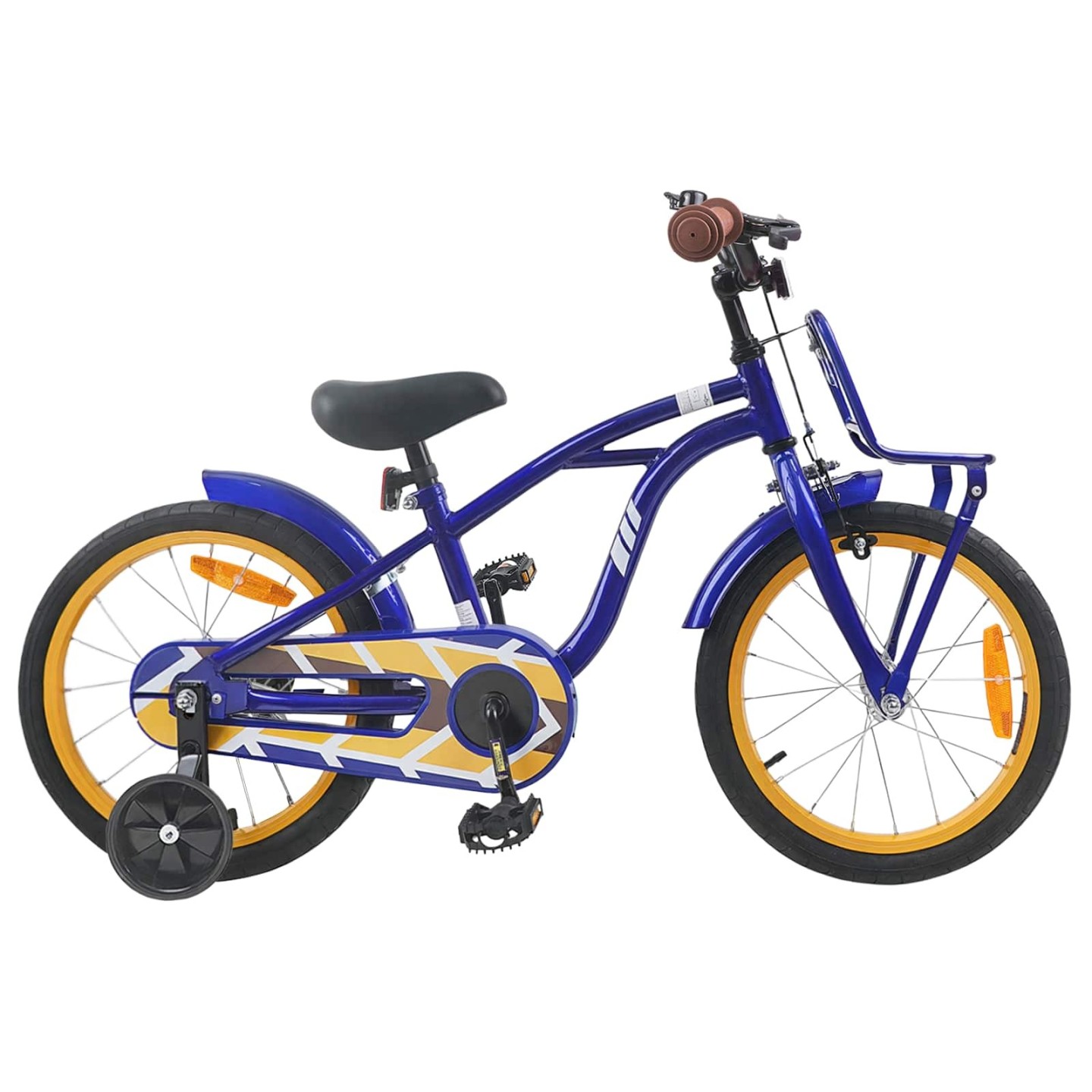 Vélo pour Enfants 16 Pouces pour 4-6 ans Bleu foncé
