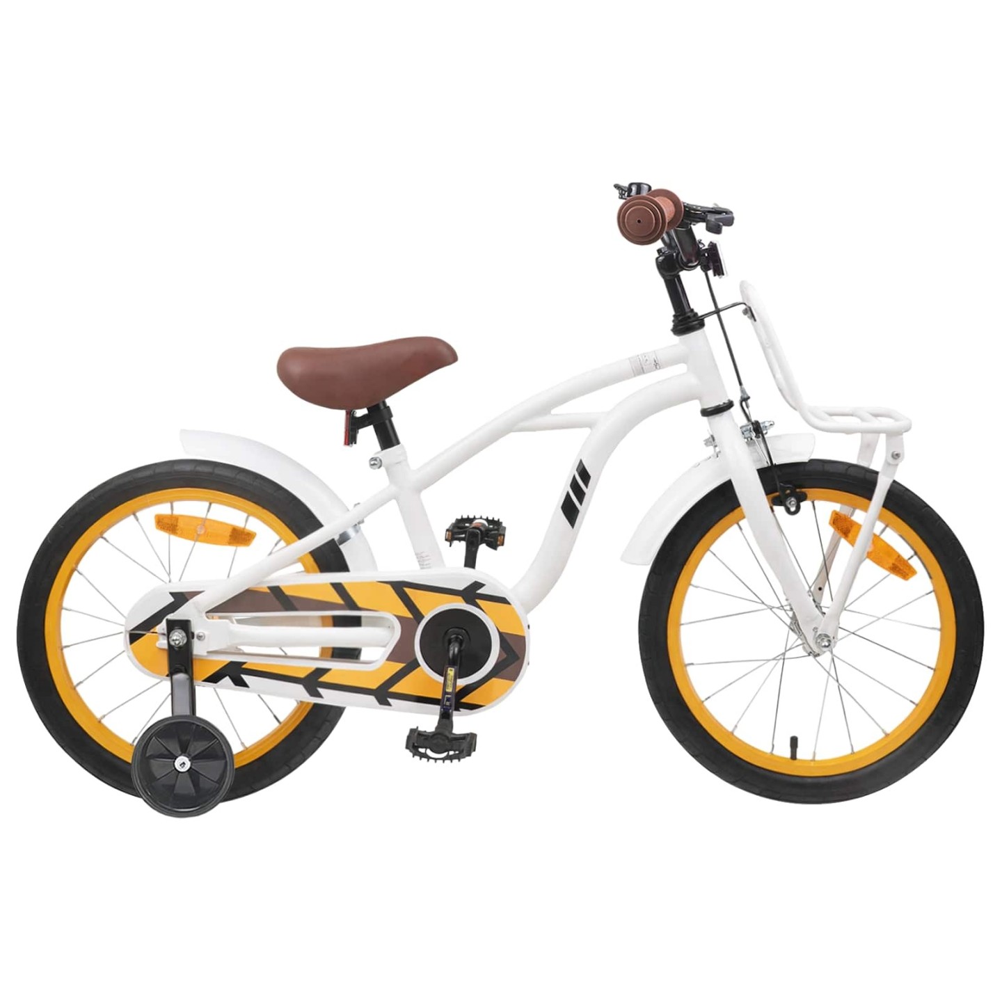 Vélo pour Enfants 16 Pouces pour 4-6 ans Blanc