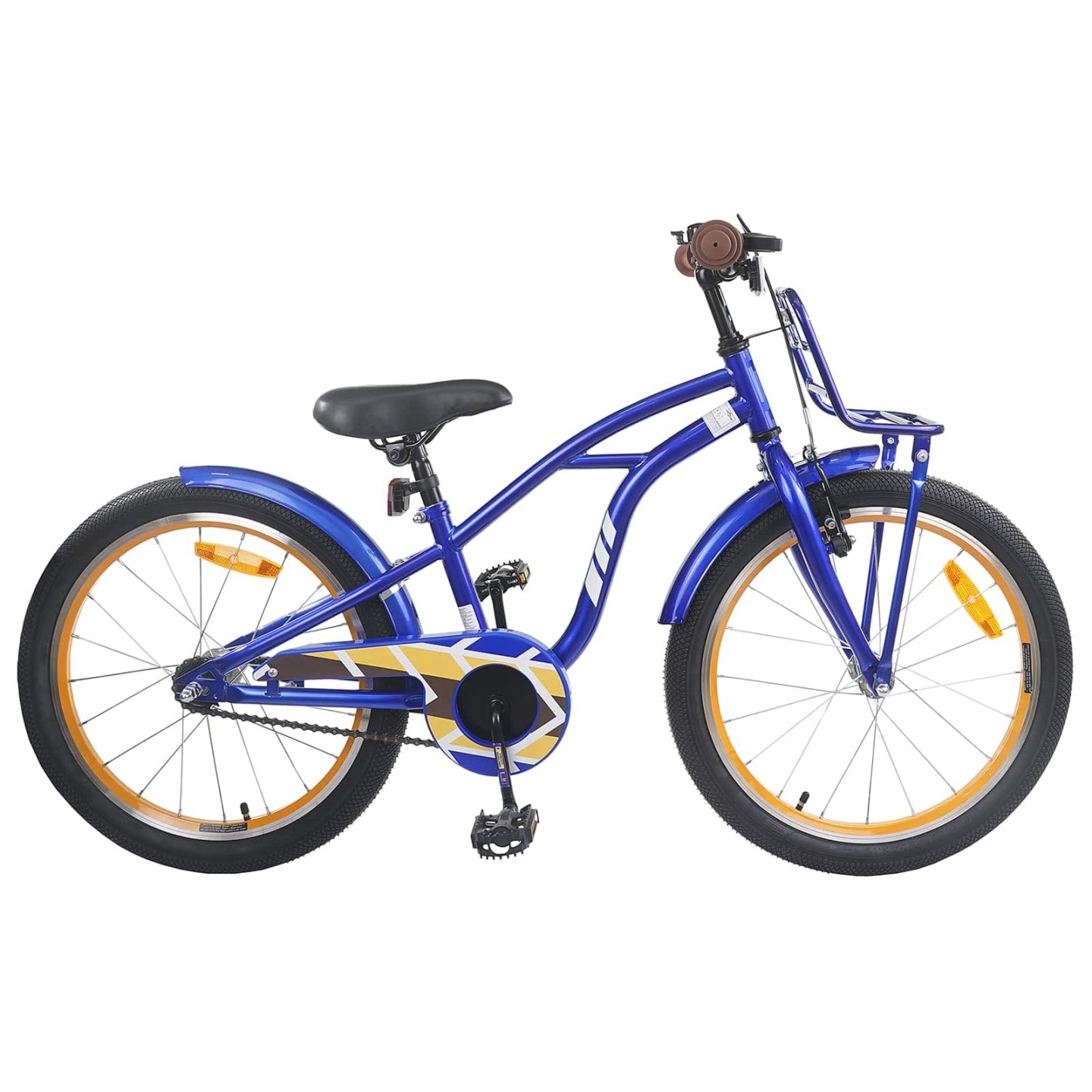 Vélo pour Enfants 18 Pouces pour les 5-7 ans Bleu foncé