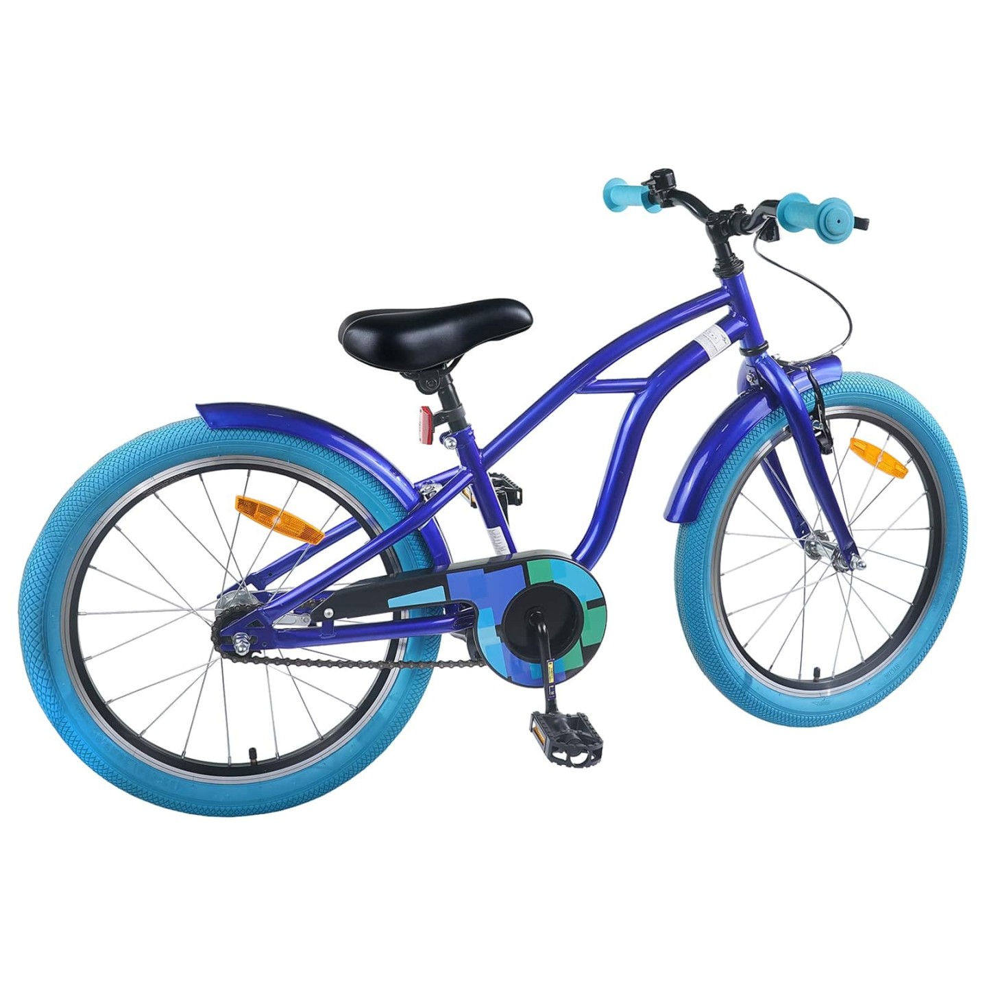 Vélo pour Enfants 18 Pouces pour les 5-7 ans Bleu foncé