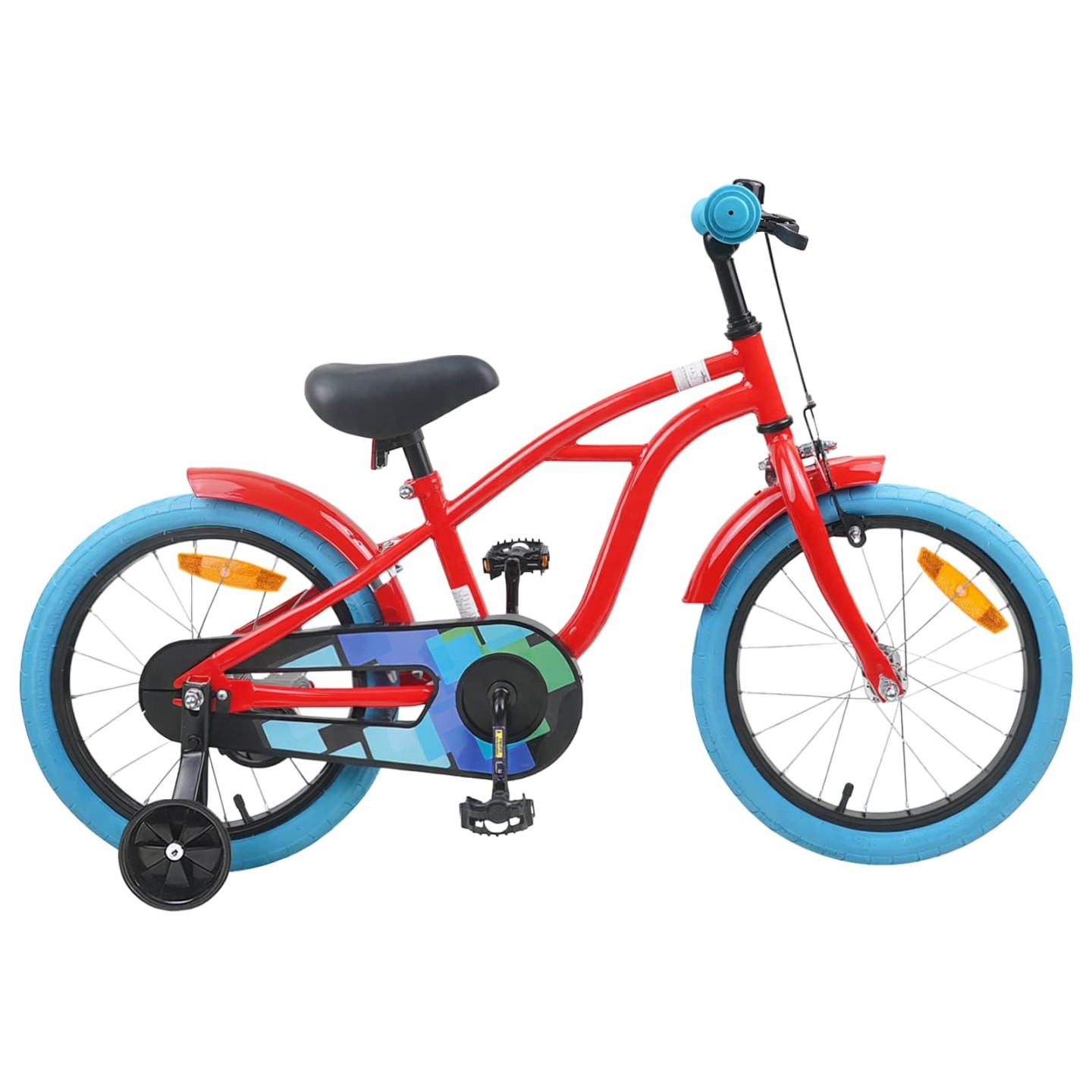 Vélo pour Enfants 16 Pouces pour 4-6 ans Rouge