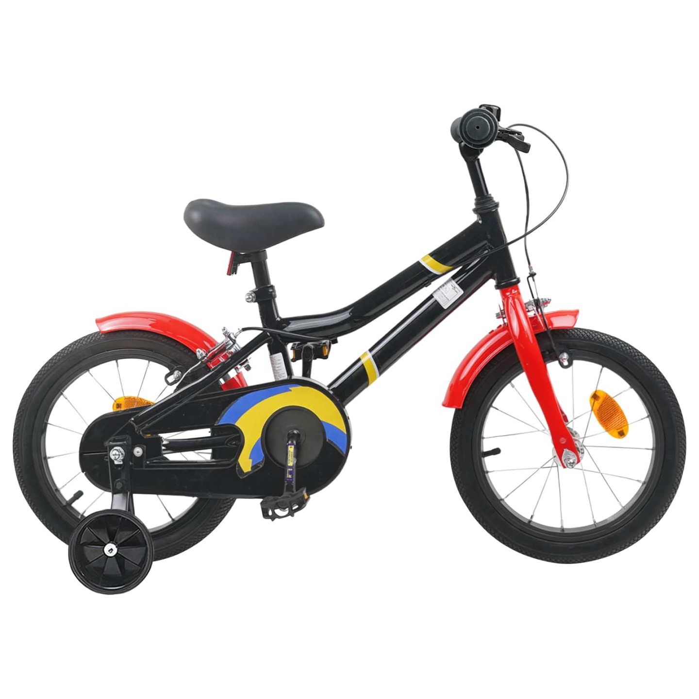 Vélo pour enfants 14 Pouces for kids aged 3 to 5 Noir et Rouge