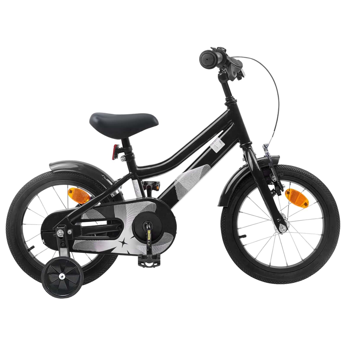 Vélo pour Enfants 16 Pouces for 4-6 Years Old Noir