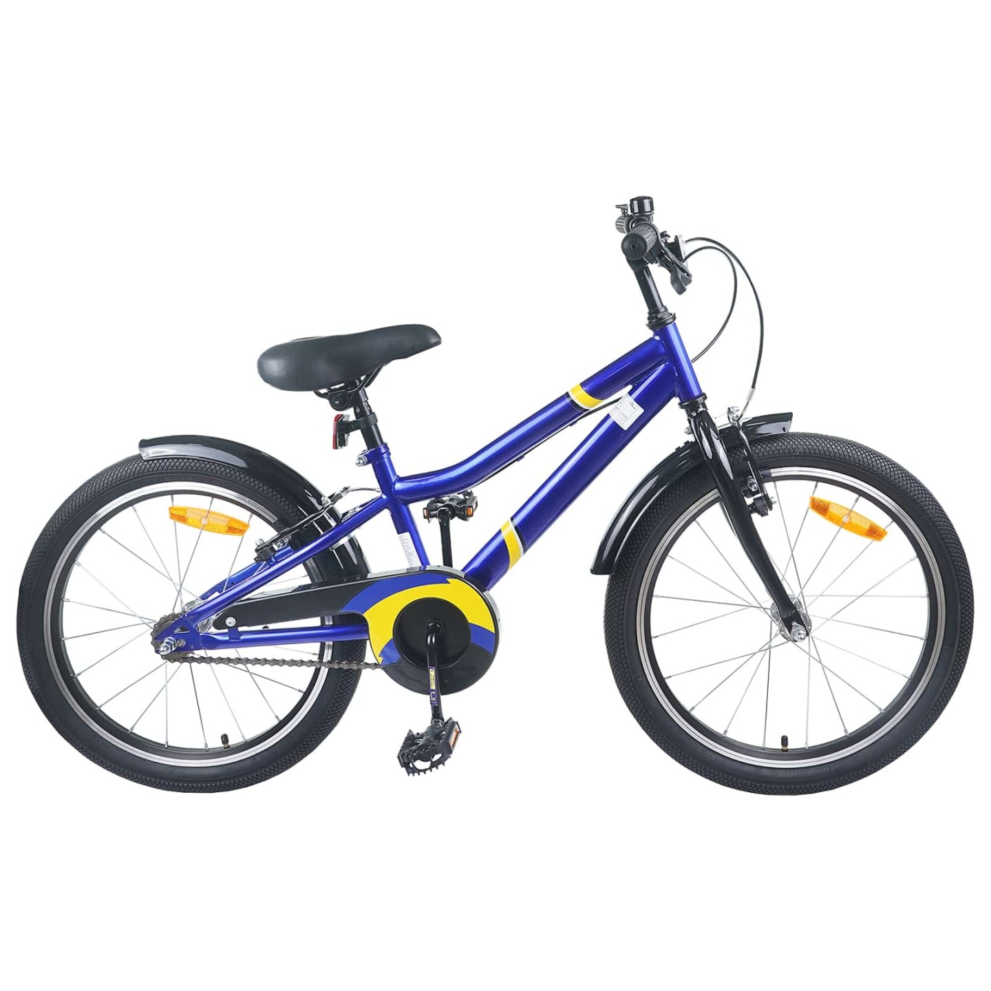 Vélo pour enfants 18 Pouces for 5-7 Years Old Bleu et Noir