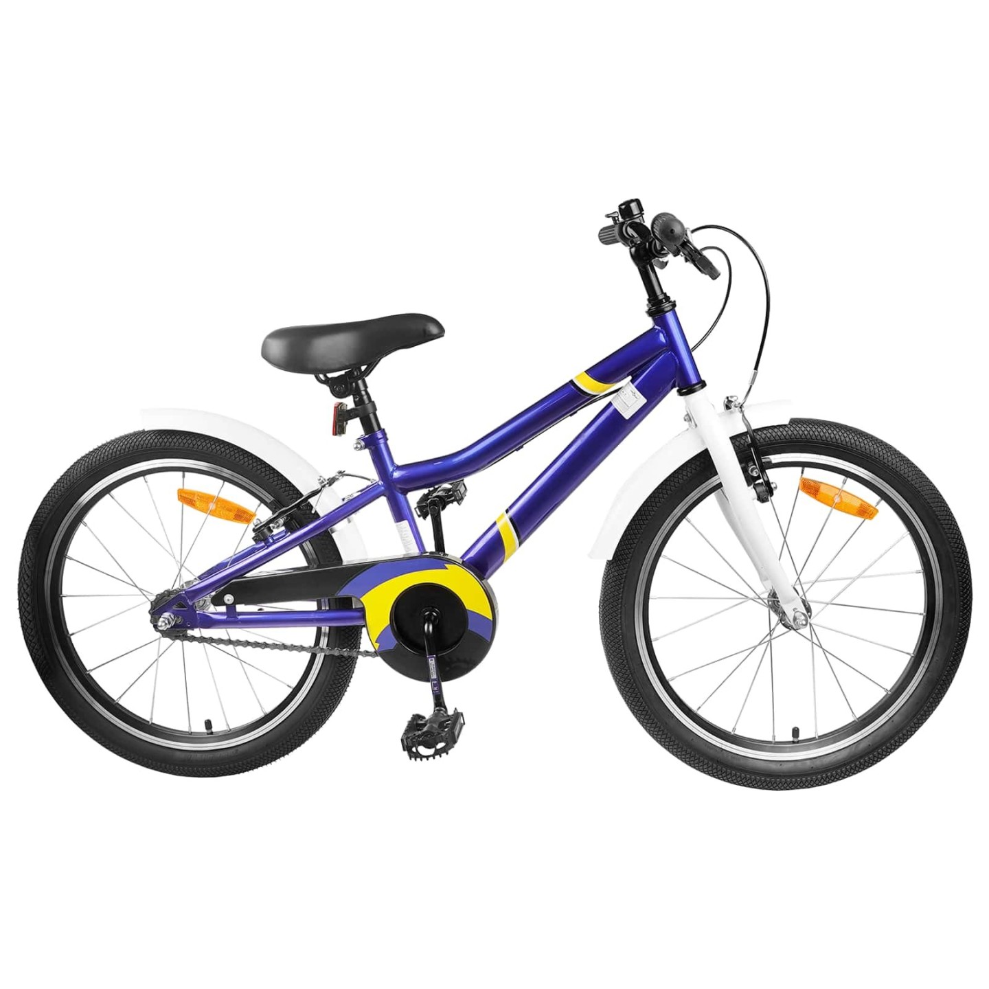 Vélo pour enfants 22 Pouces for 7-12 Years Old Bleu et Blanc